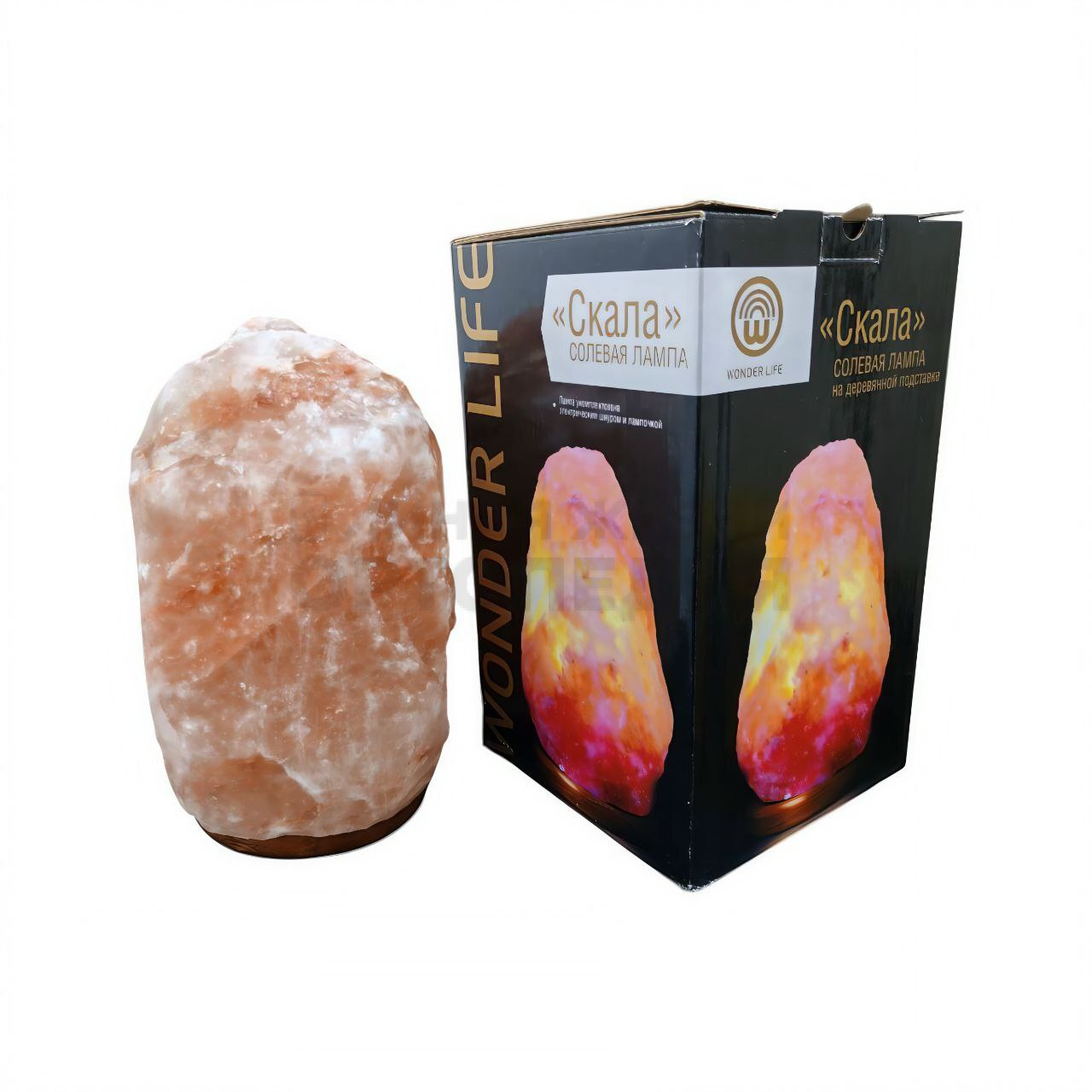 Соляная лампа Скала 4-6кг.