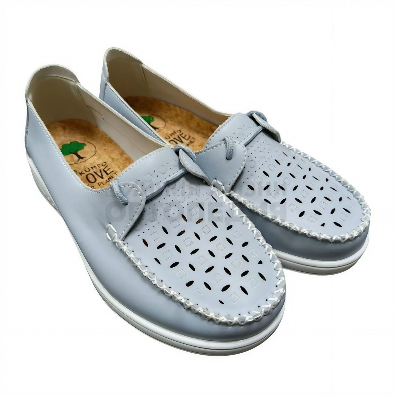 [K241-SB-02-S], Мокасины женские нат.кожа