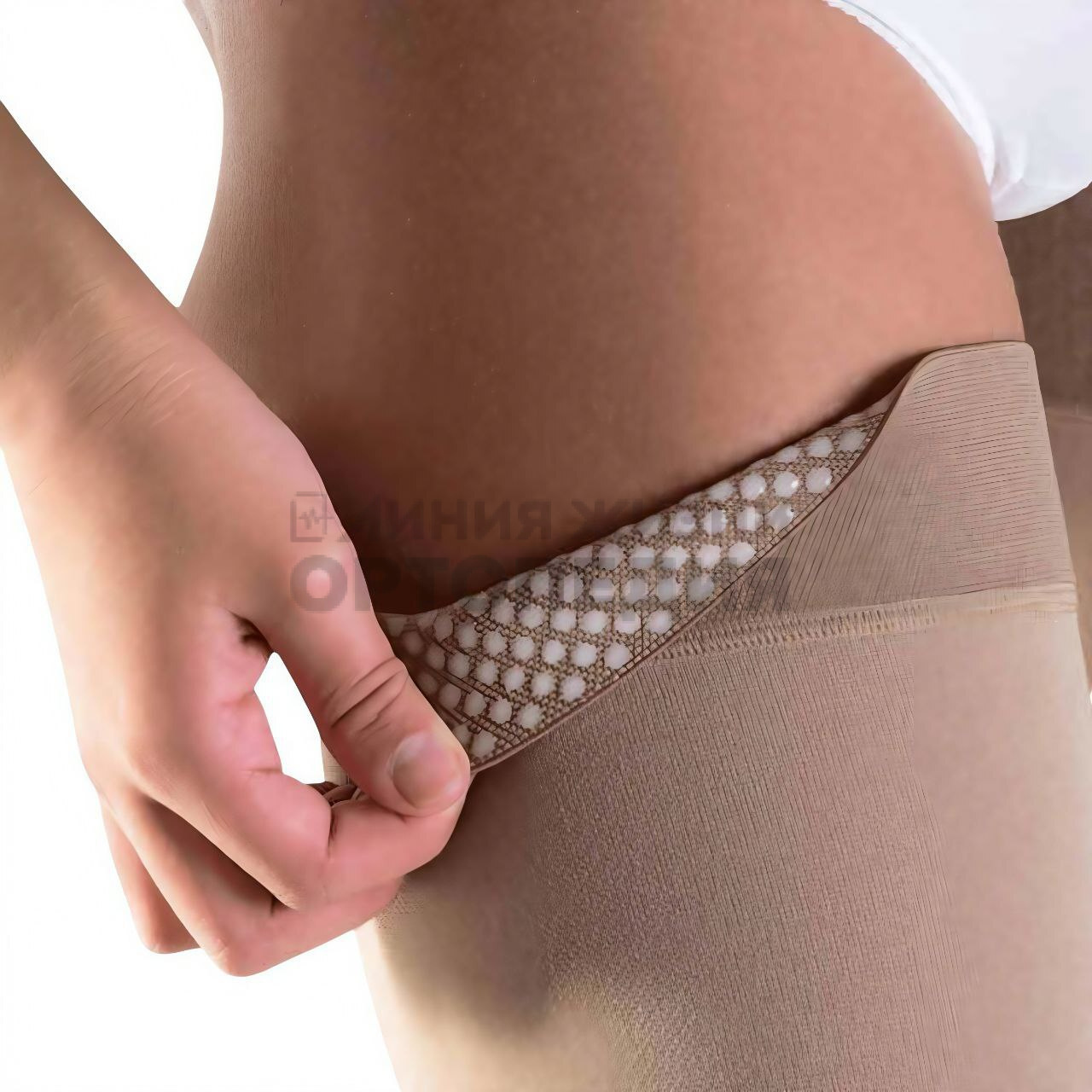 [TFS1] Чулки до паха Топ Файн Селект 25o/м