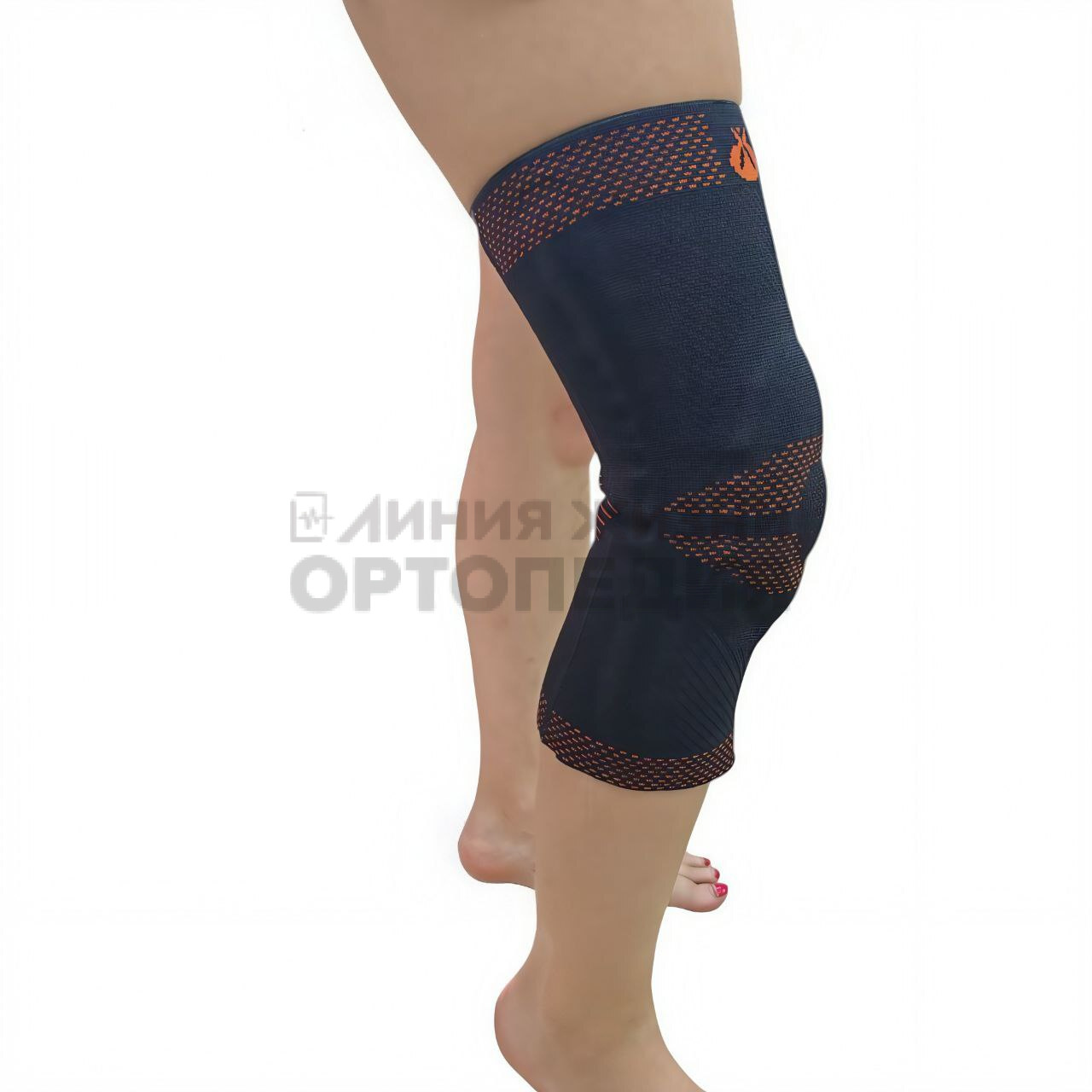 [9104] Бандаж коленный с пружинными ребрами жесткости