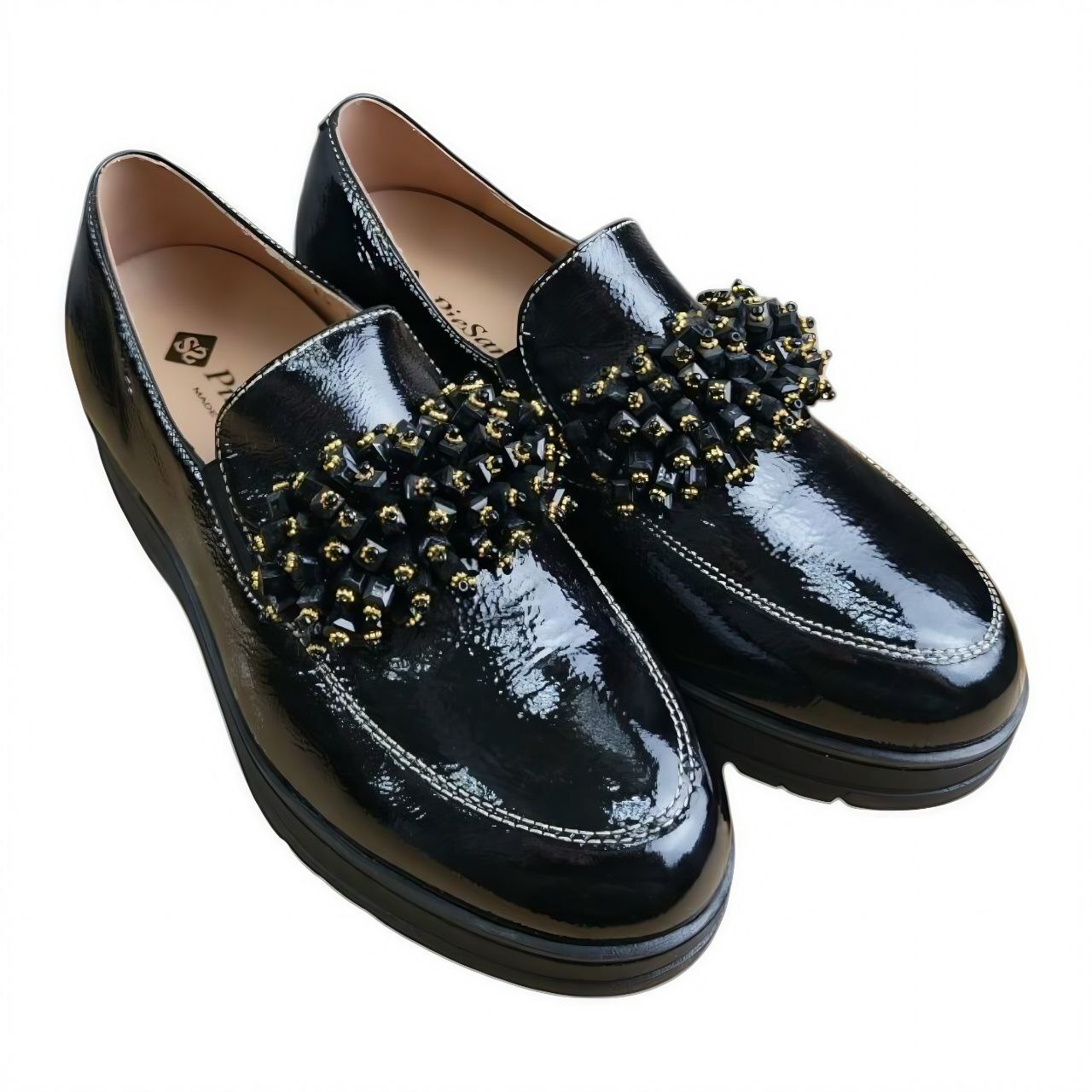 [195683] ТУФЛИ ЖЕНСКИЕ / 35 / Черный / Туфли / Женский / Демисезон / Нет / Piesanto