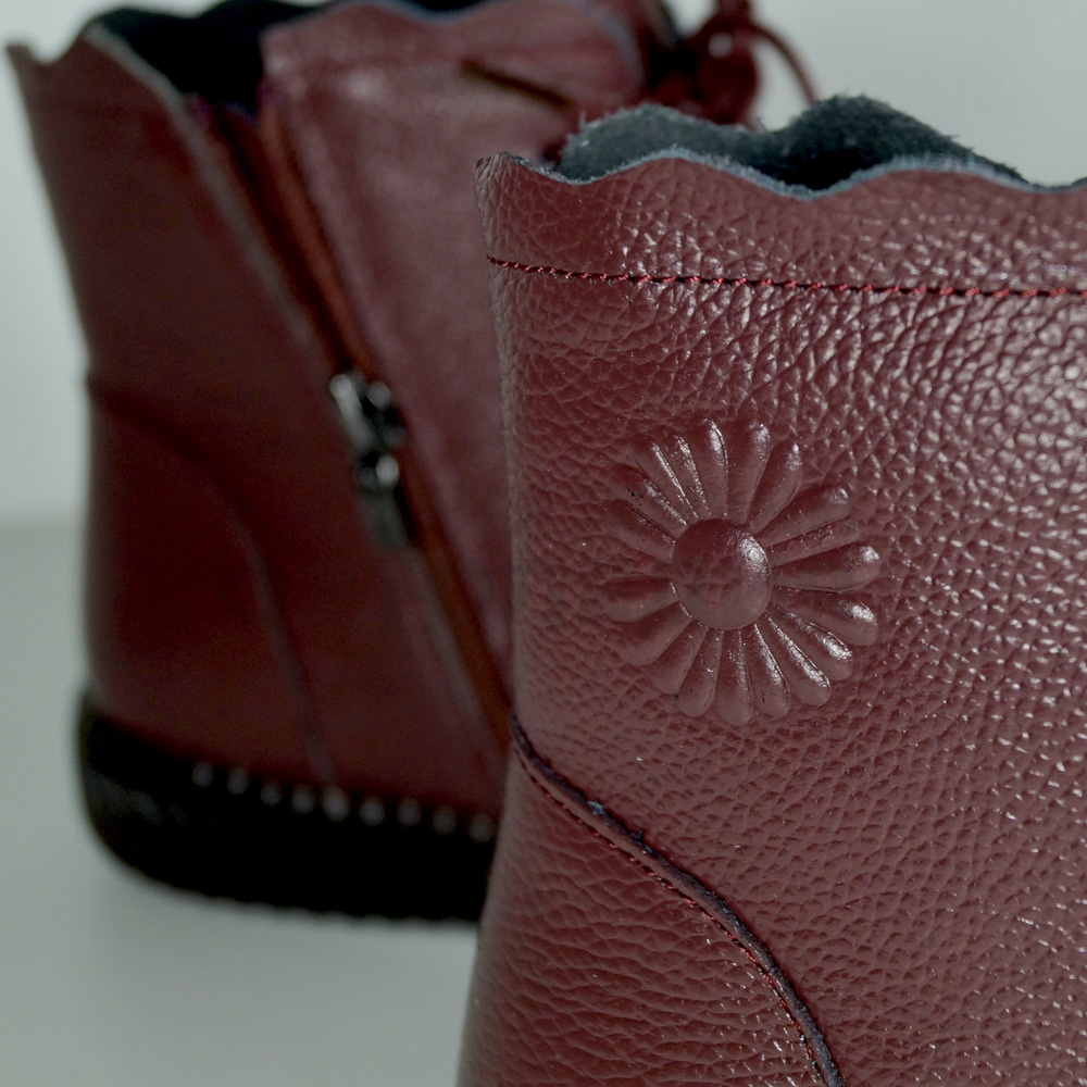 Ботинки женские бордовый, 39, LQ5005-3 — Аданекс