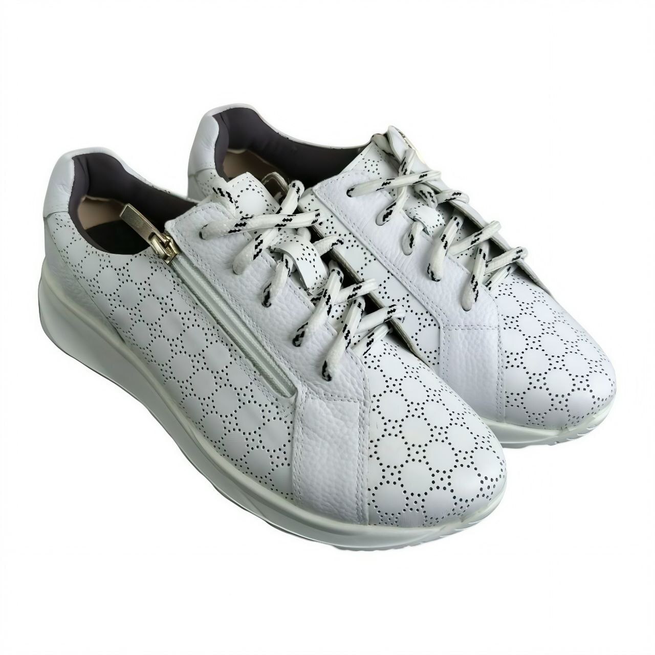 [LM-708.005А] Обувь ортопедическая малосложная LUOMMA женская / 38 / Белый / Кроссовки / Женский / Лето / Да / Ecoten