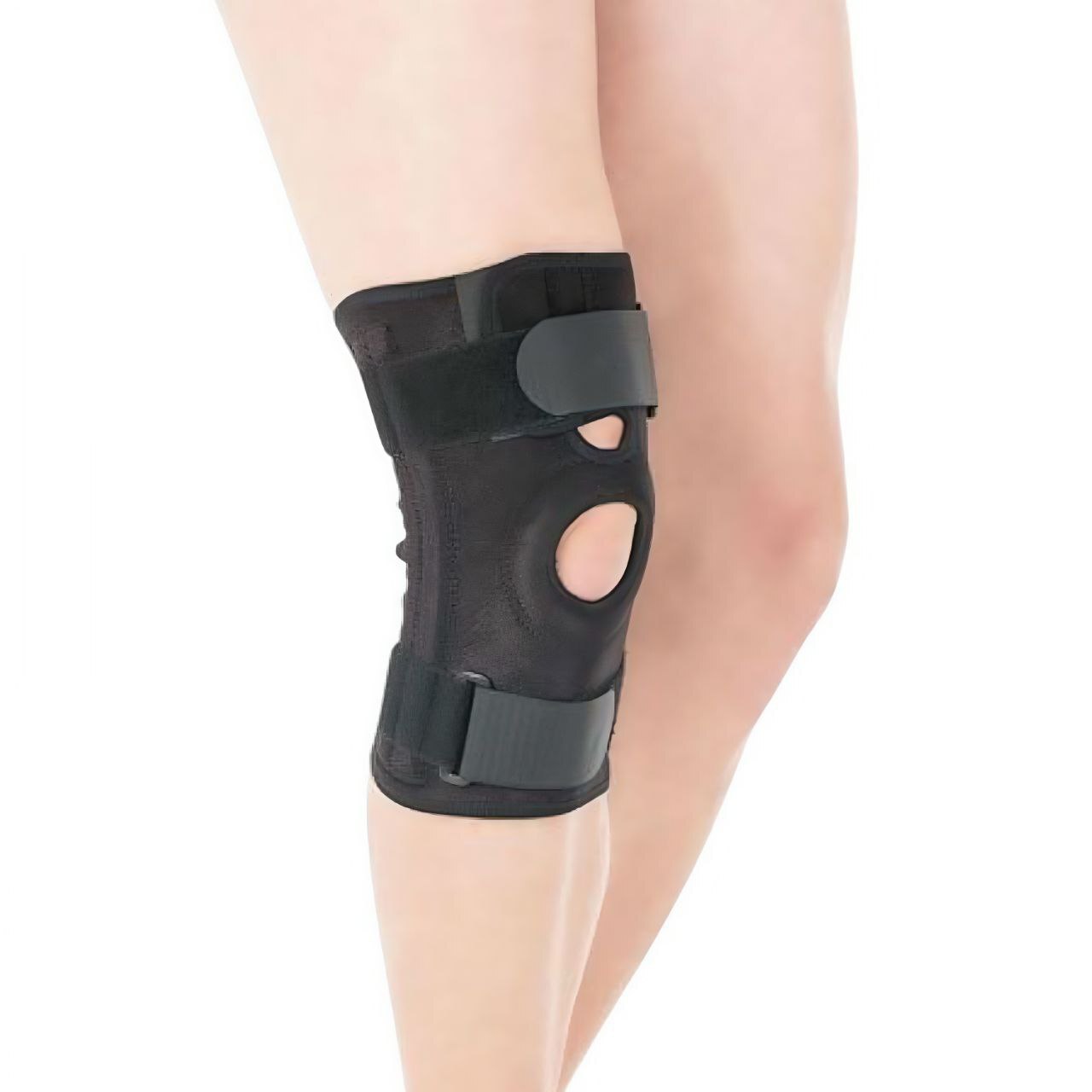 Т.44.12, Бандаж на коленный сустав Coolmax с пружинами черный, S