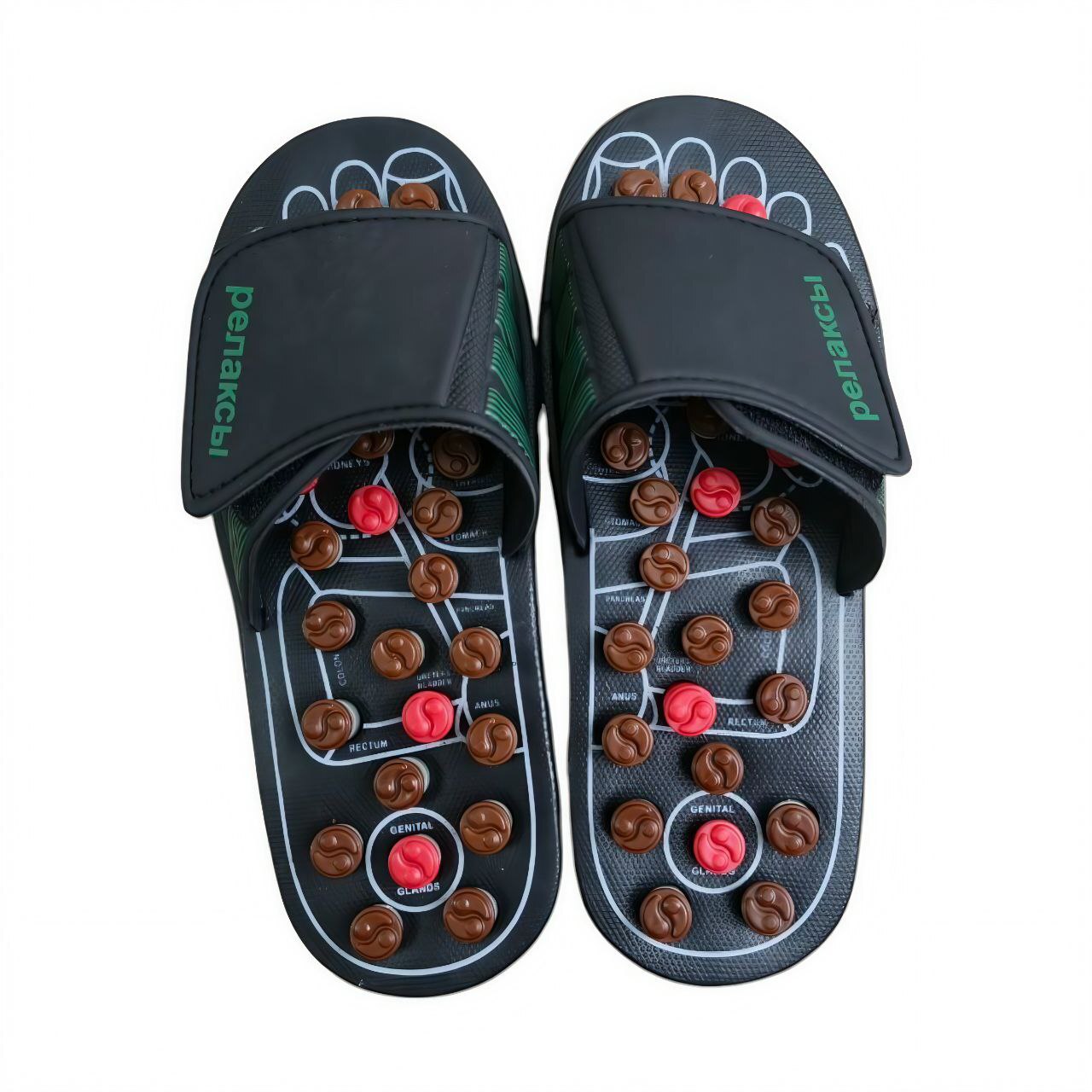 [KW-313T]Рефлекторные массажные тапочки