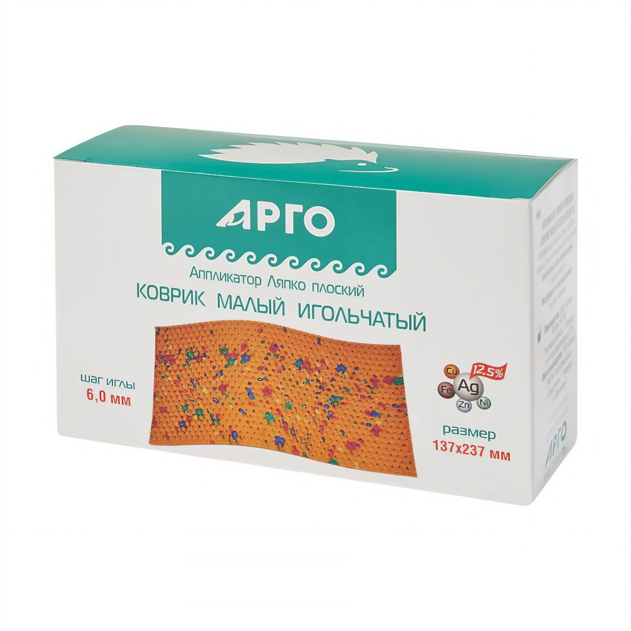 АЛП Коврик малый шаг игл 6,0 мм размер 237*137 мм