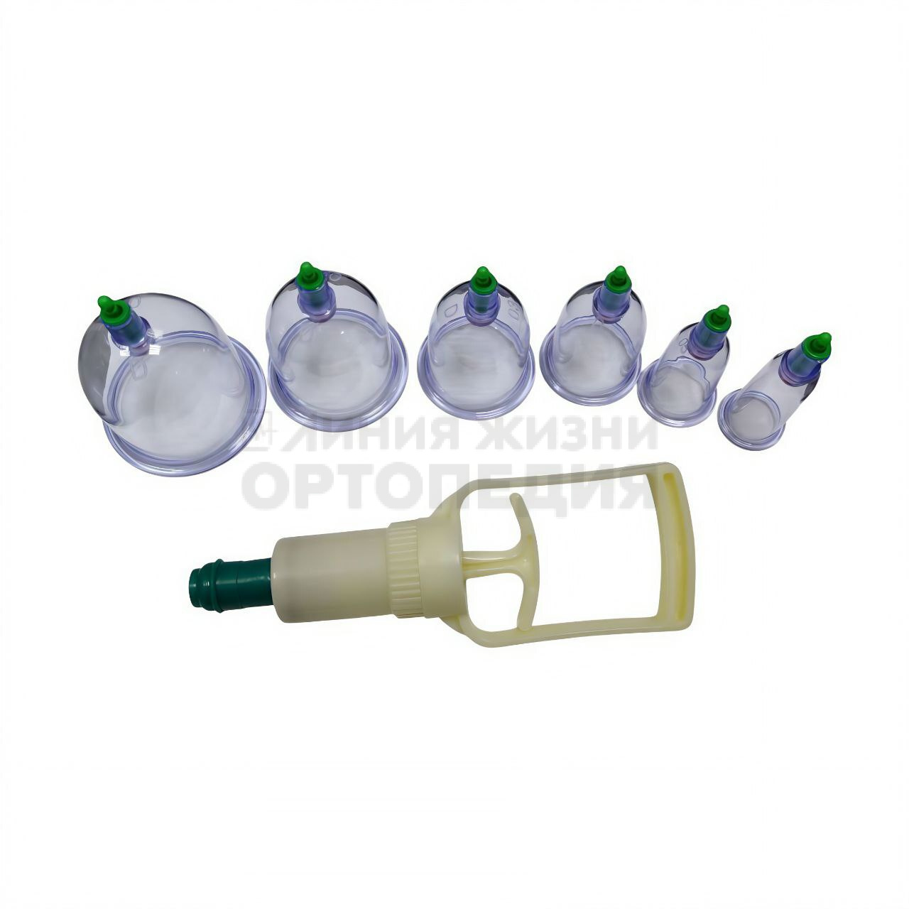 М-112, Банки пластикатные массажные №6 с насосом,
