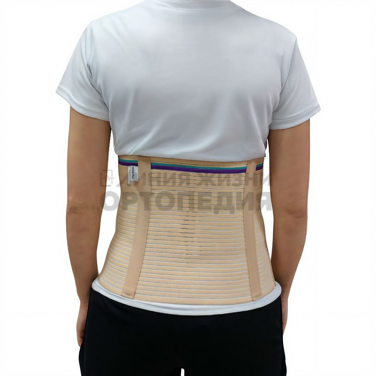 [Т.26.91] Бандаж ортопедический на брюшную стенку бежевый