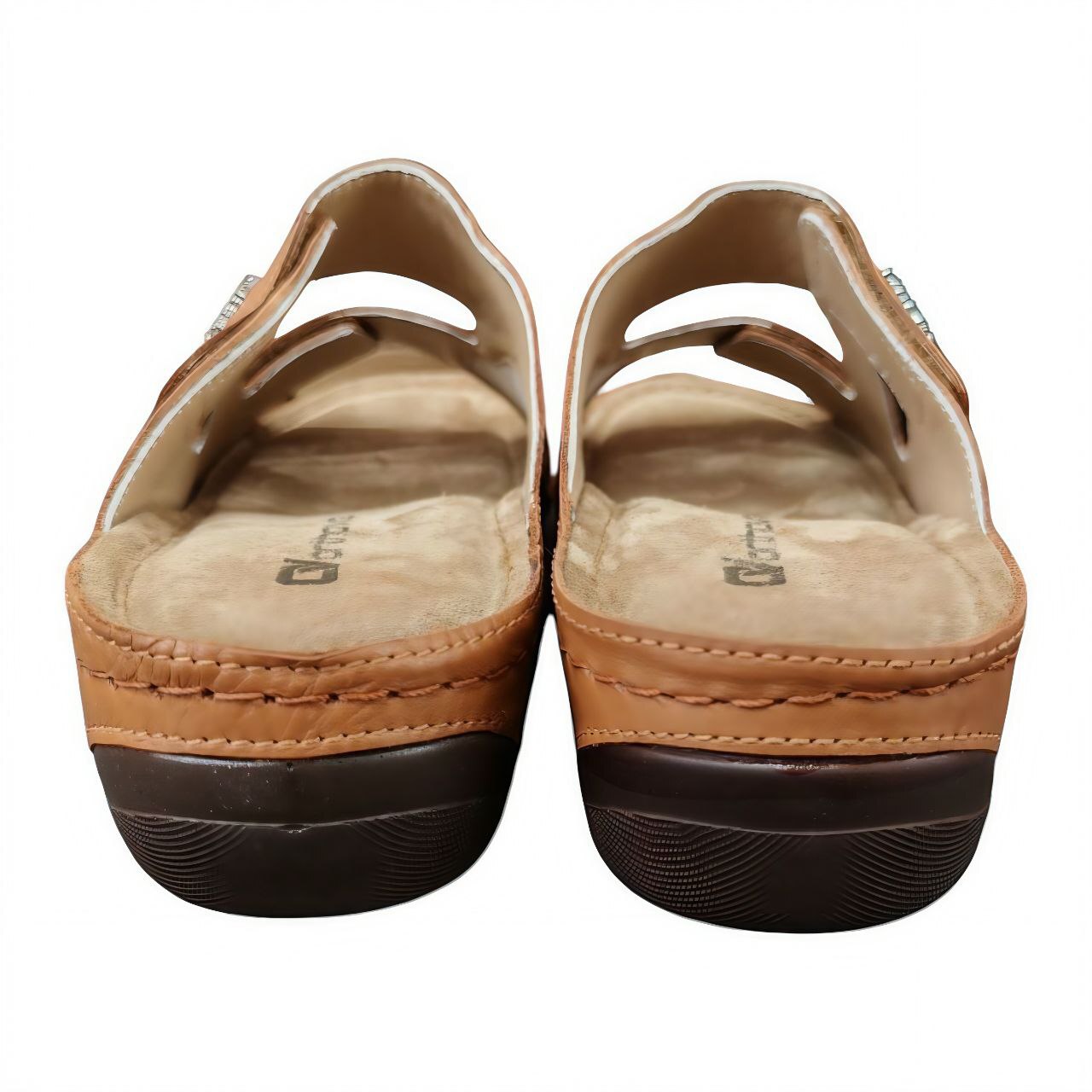 Шлепанцы женские, цвет светло-коричневый (ORTHOVITA COMFORT SHOES)