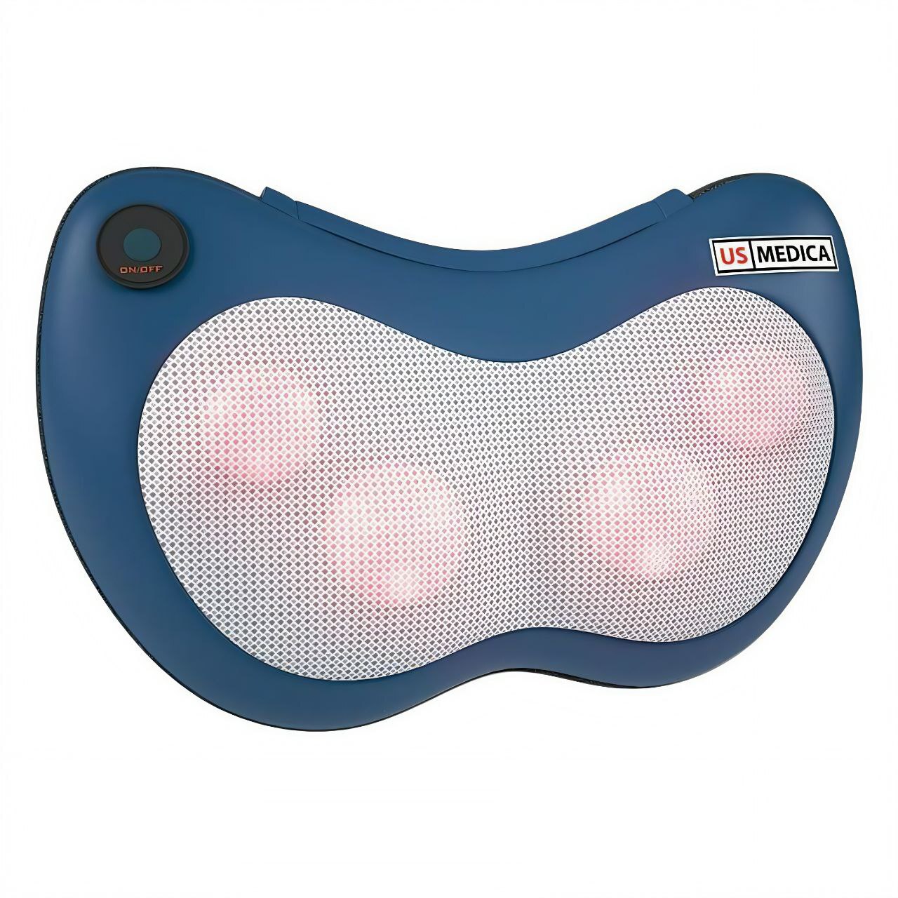 Массажная подушка us-medica apple plus, синий