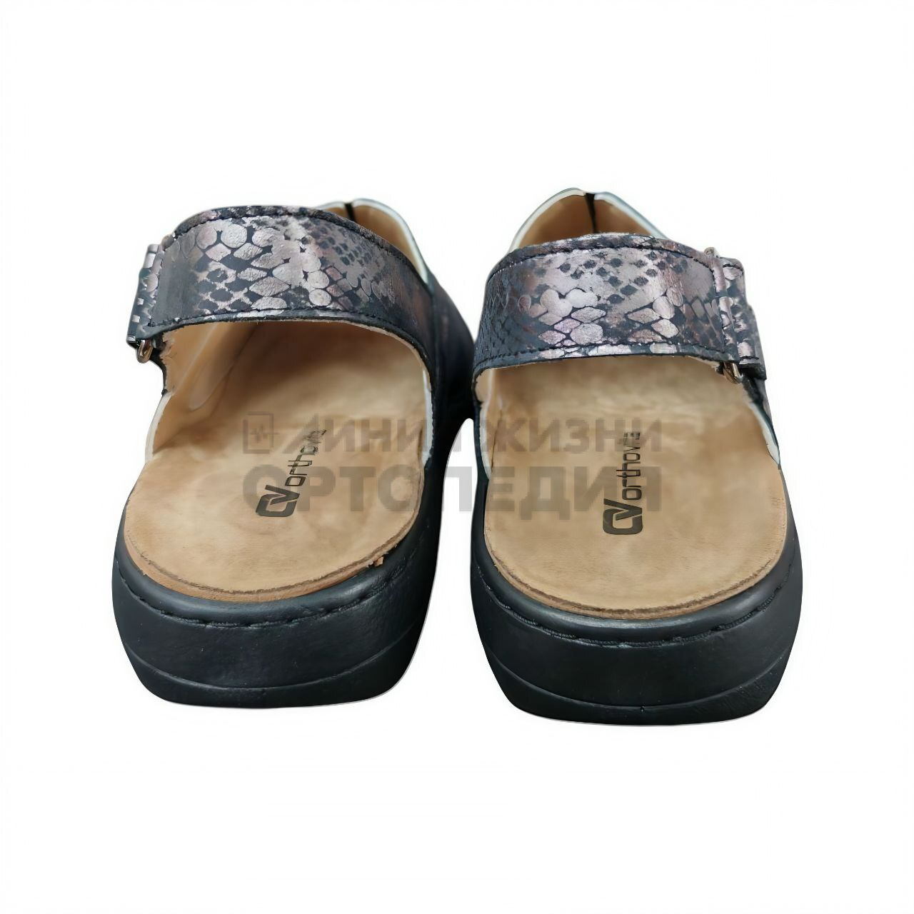 [2830]Сандалии женские, цвет черный (ORTHOVITA COMFORT SHOES)