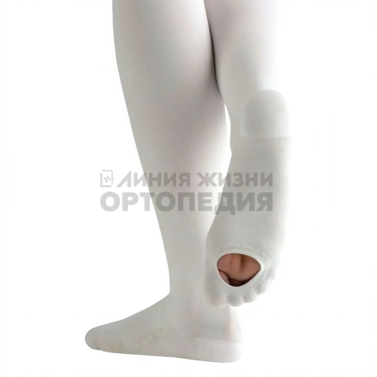 [АНТИ-ТРОМБО] Чулки бедренные антиварикозные  цвет:8001