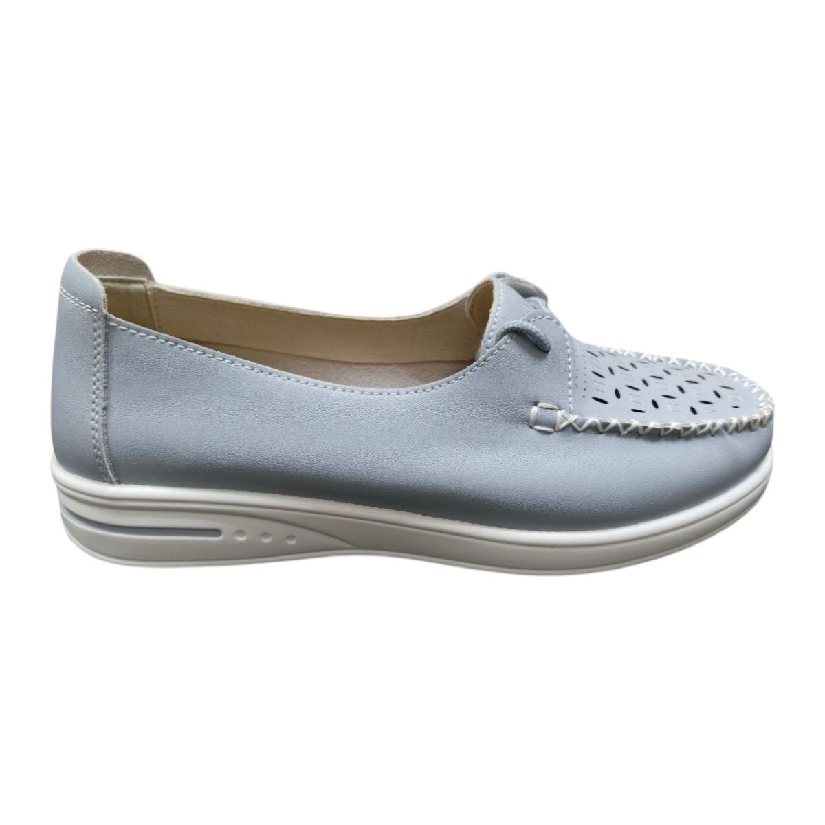 [K241-SB-02-S], Мокасины женские нат.кожа