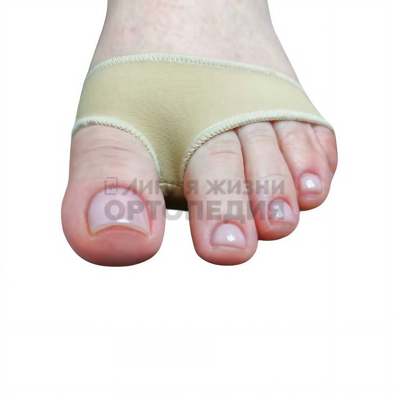 [166] Эластичный бандаж с разгрузкой переднего отдела стопы
