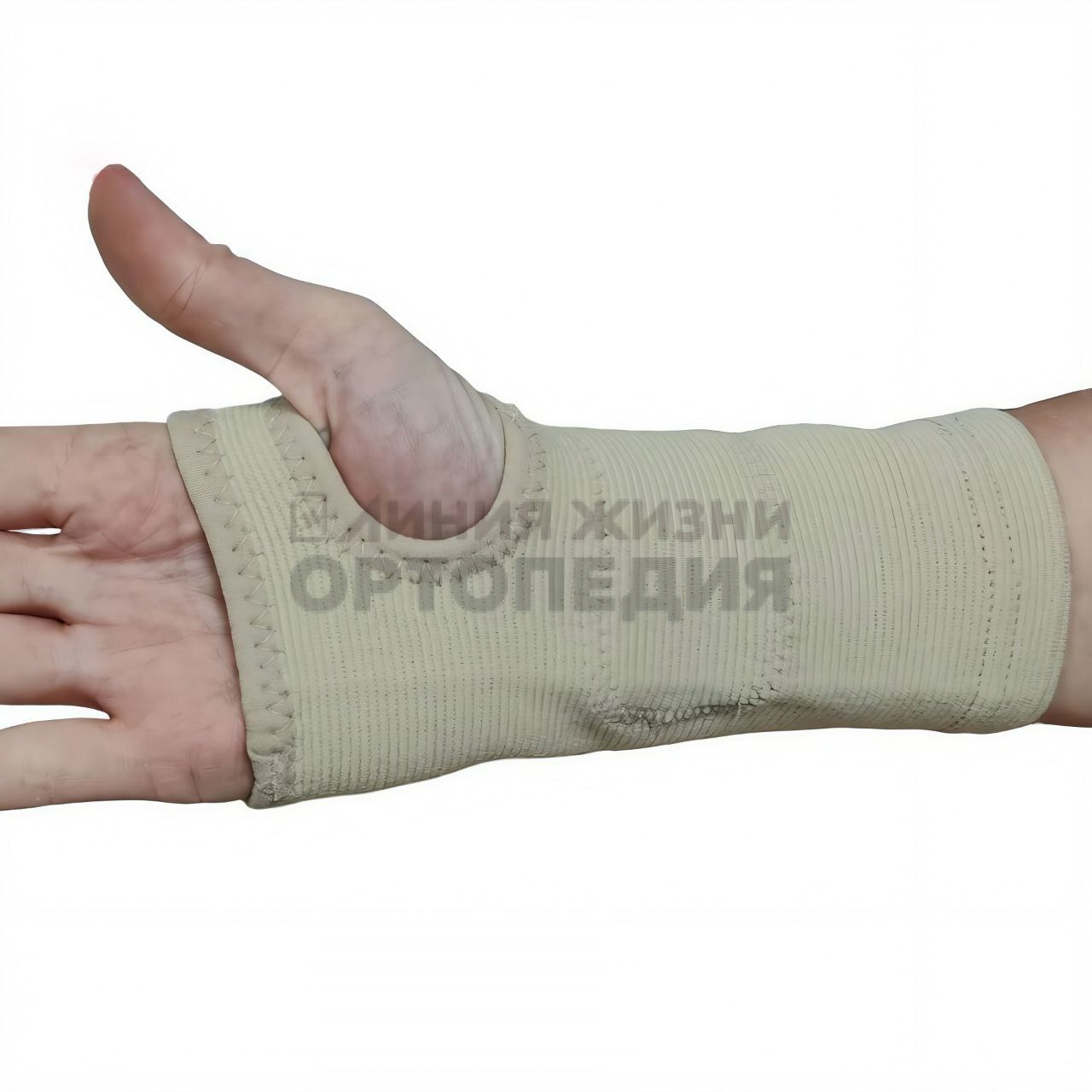 [TN-260] Эластичный бандаж лучезапястный с защитной подушечкой