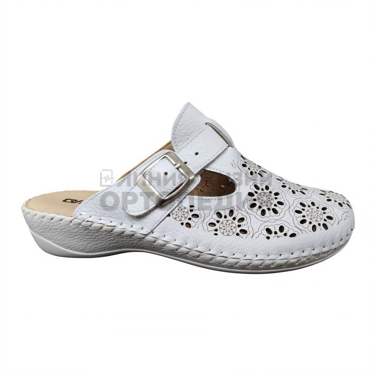 [824]Туфли летние открытые женские, цвет белый (ORTHOVITA COMFORT SHOES)