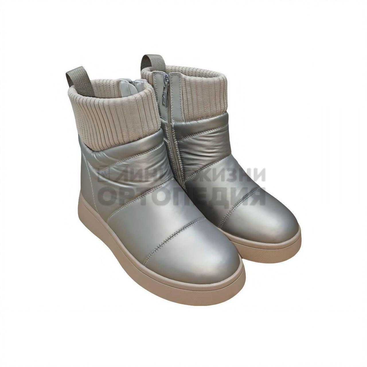 [1002-253] Дутики женские,beige