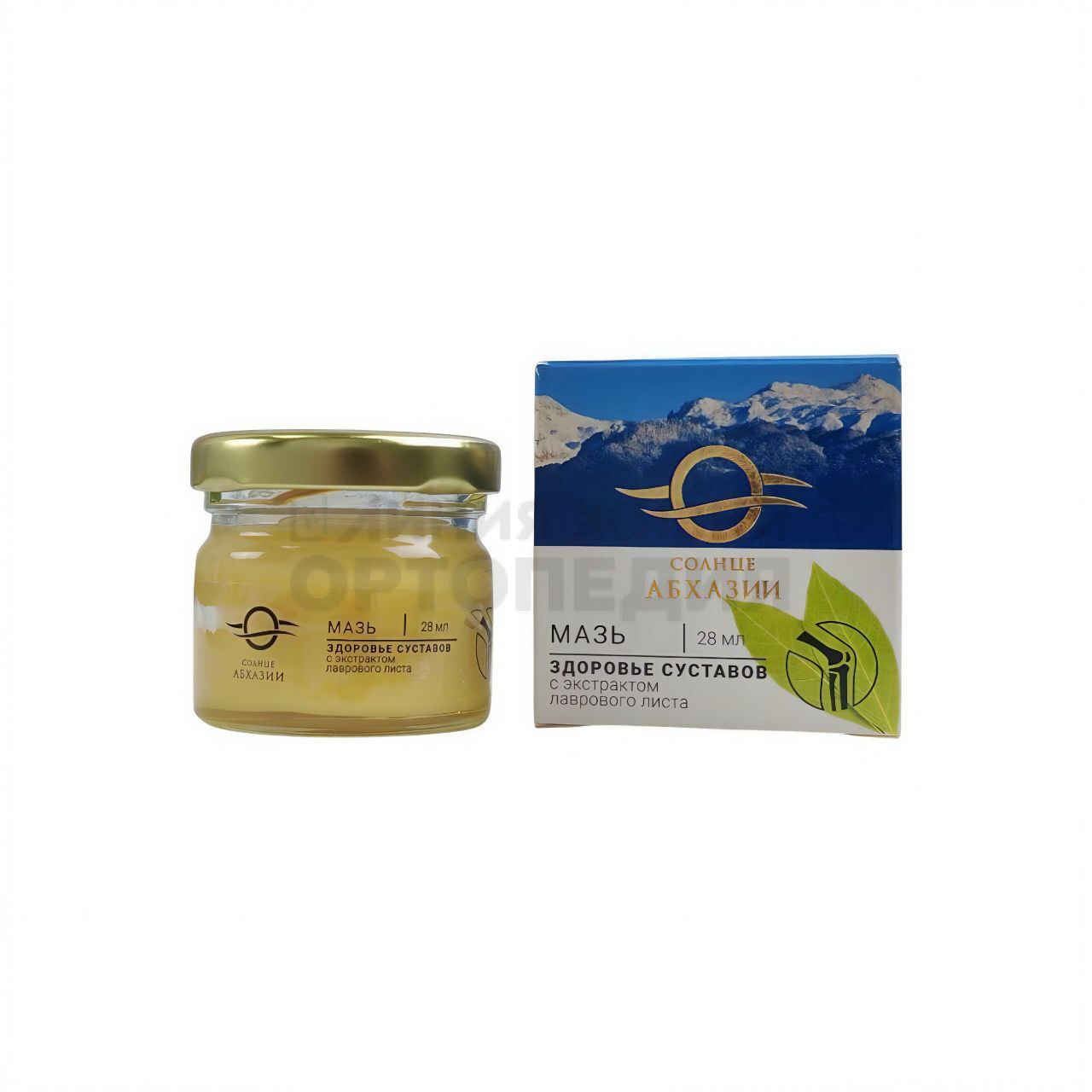 Мазь "Здоровье суставов" "Солнце Абхазии" стекло 28мл.