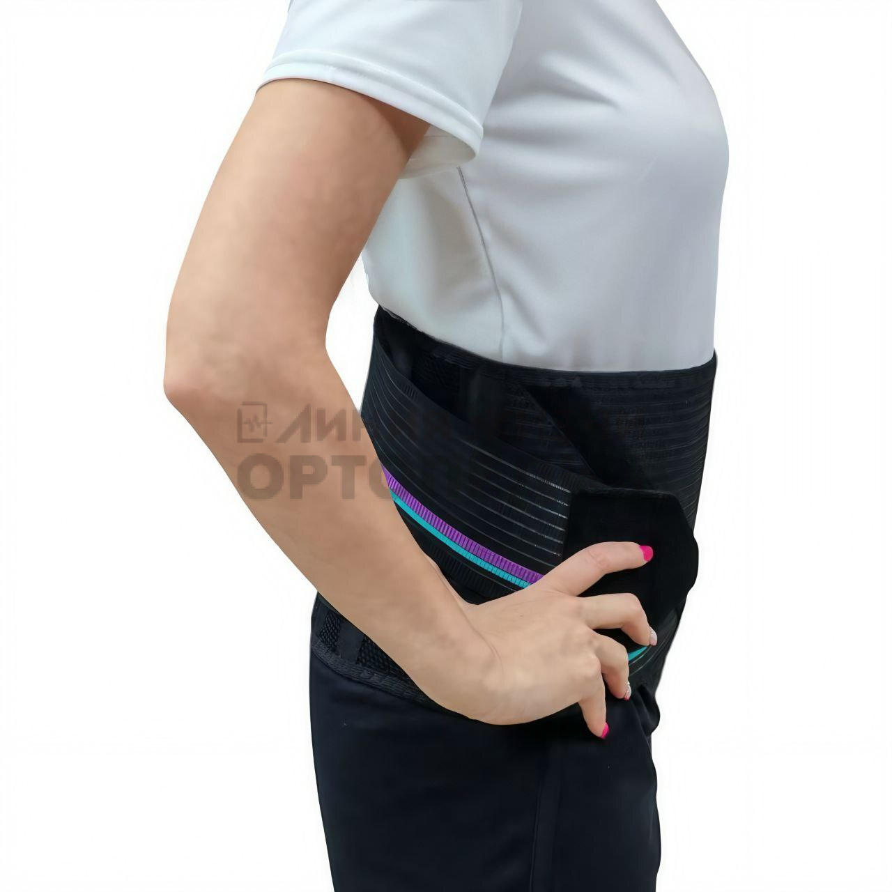 [Т.58.93] Корсет ортопедический на пояснично-крестцовый отдел позвоночника черный