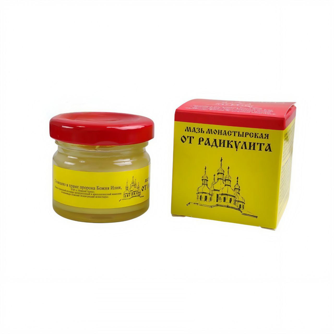 Мазь Монастырская "От радикулита" .Пластик 40мл.