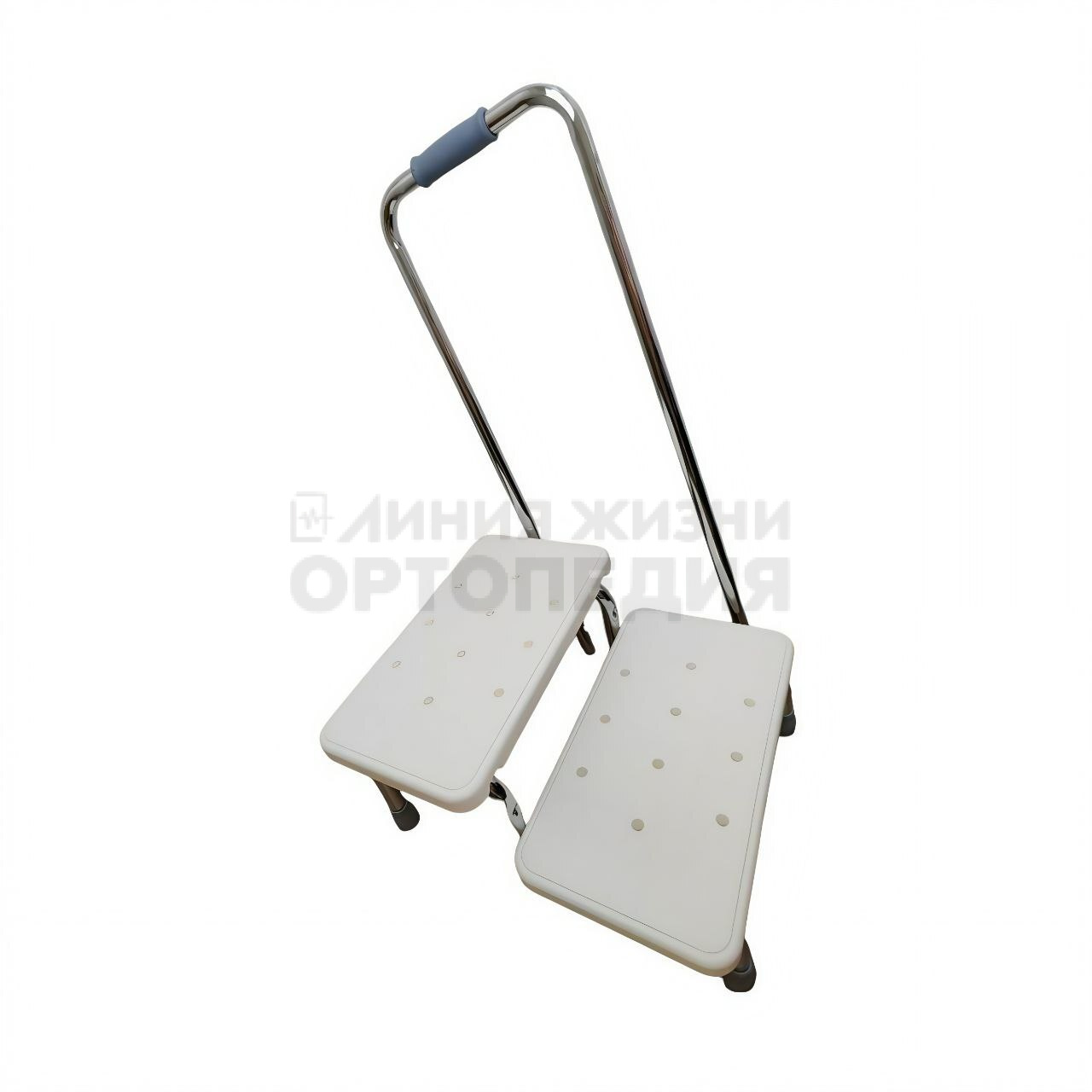 KJT569, Лесенка для ванной с поручнем