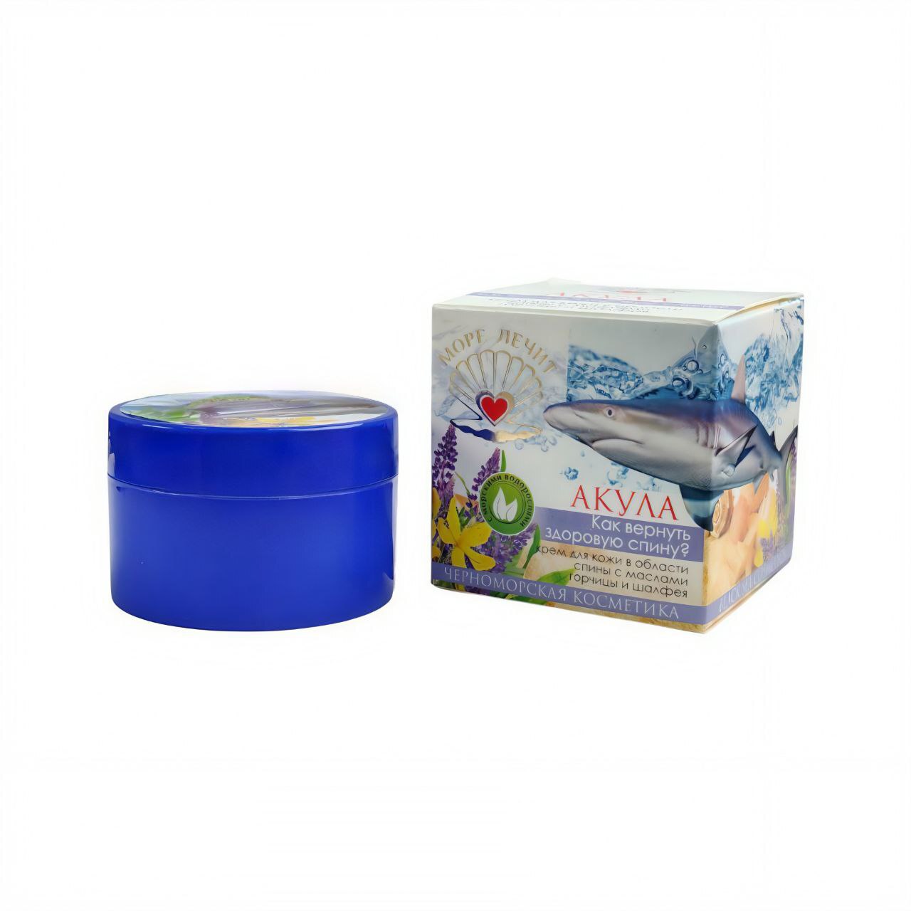 Крем Акула "Как вернуть здоровую спину" пластик 70мл.(07-12-01)
