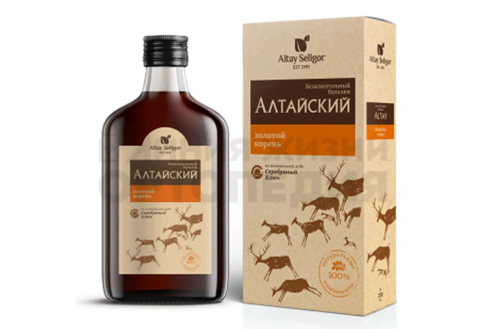 Алтайский бальзам с Золотым корнем, 250мл. Алтай-Селигор