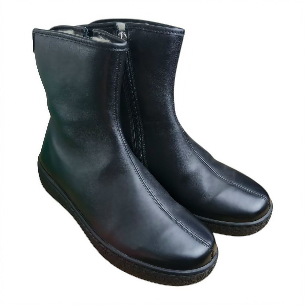 [811224] Женские полусапожки / 36 / Черный / Сапоги / Женский / Зима / Да / Ромер