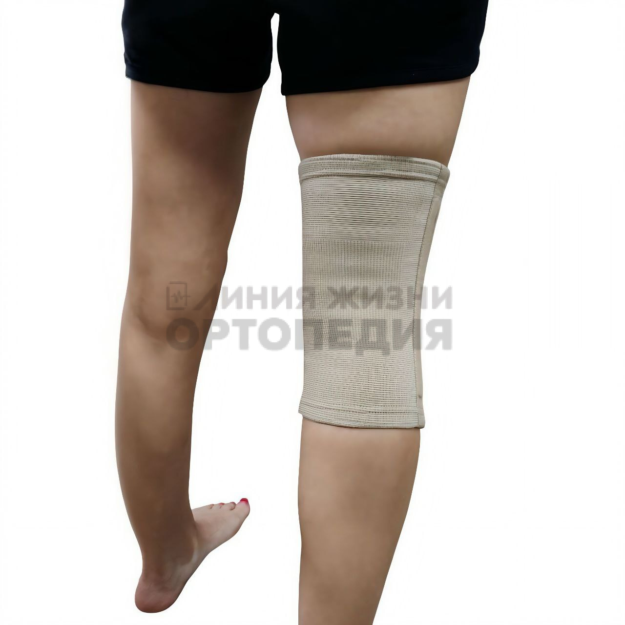 [TN-211] Эластичный коленный бандаж с боковыми вставками
