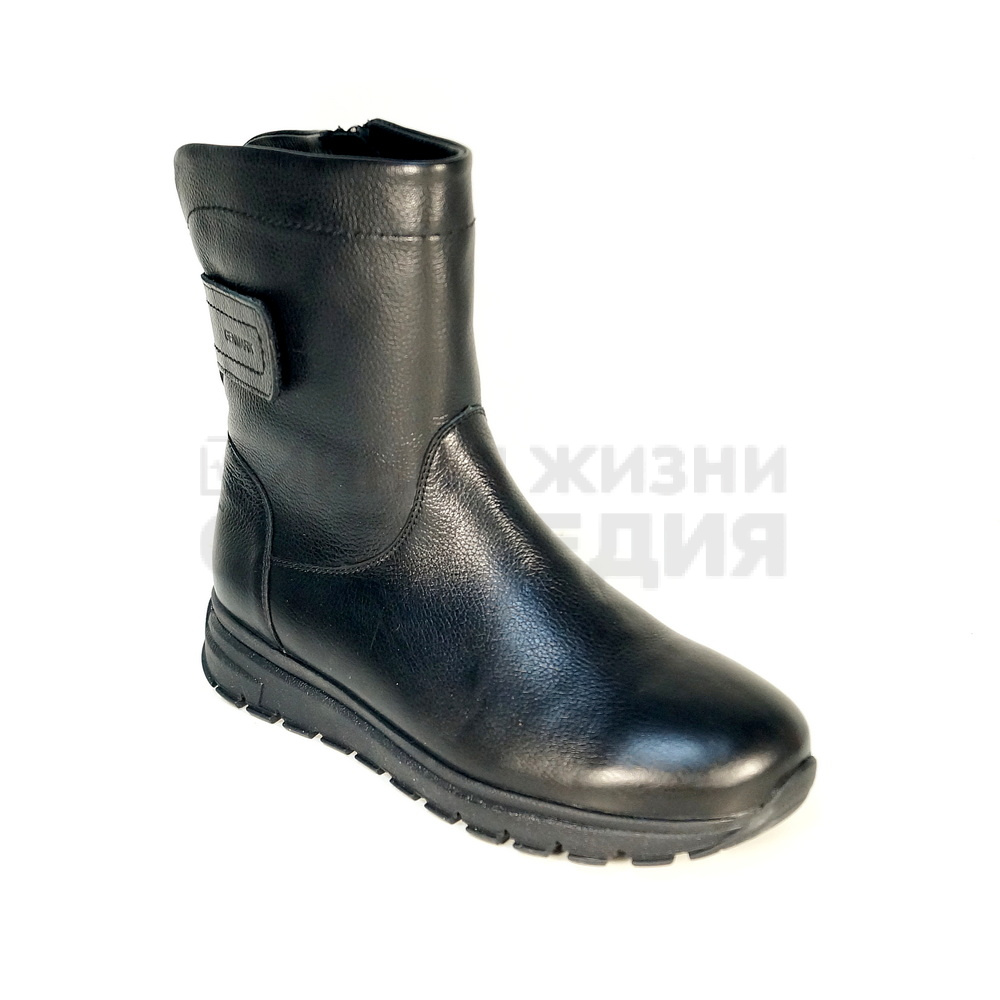 421968, Женские полусапоги зимние  черный, 38