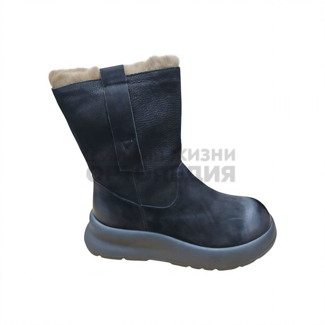 [Z53-ZM201-3] Полусапоги женские, цвет черный (LIFEXPERT)