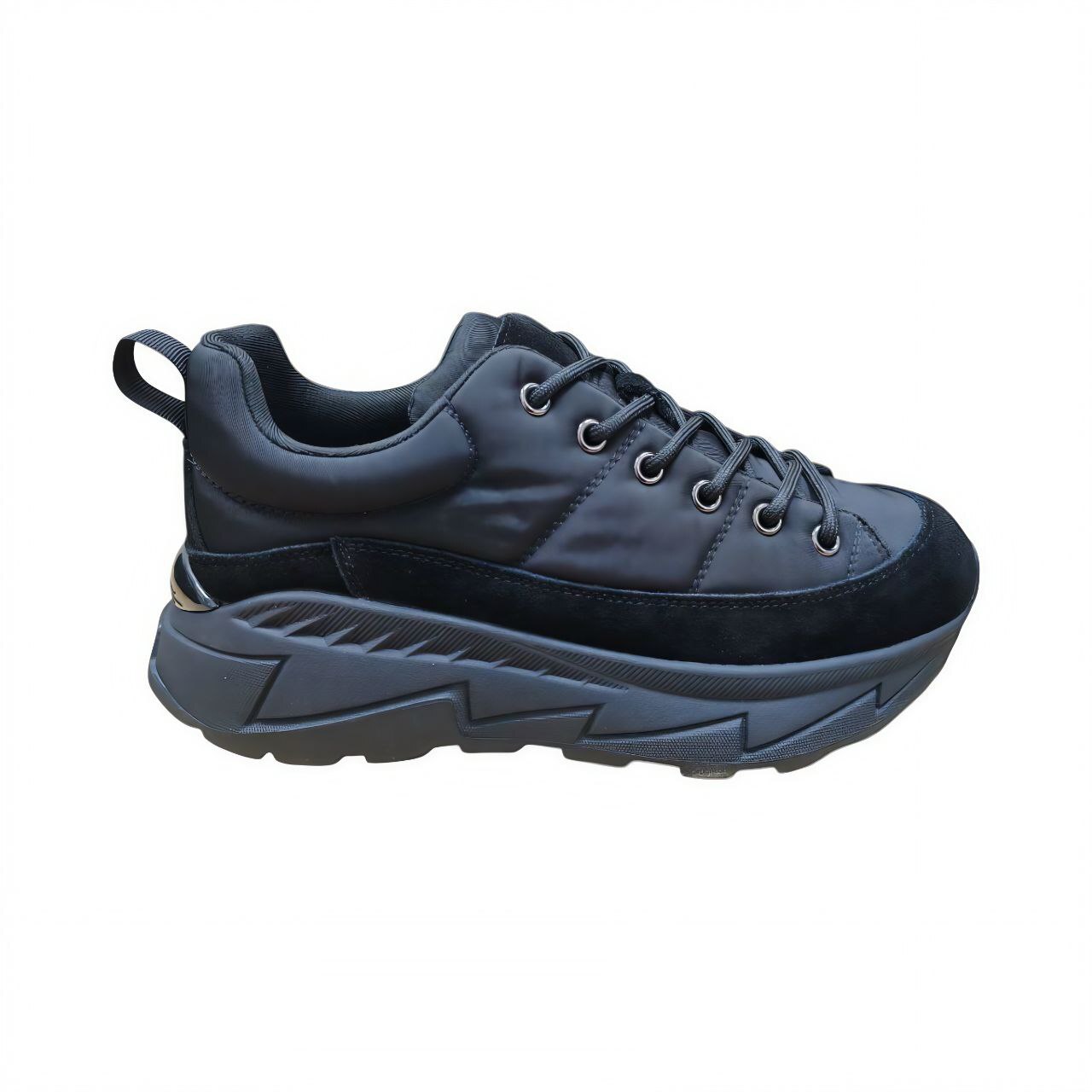 [A40-Z080-1],Полуботинки кроссовые женские, цвет черный (LIFEXPERT)