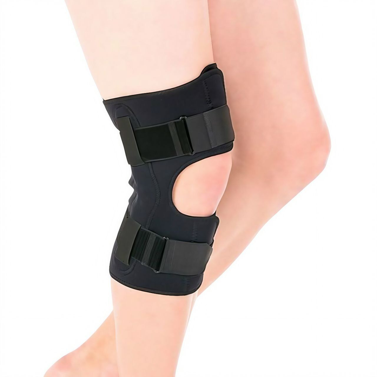 [Т.44.28] Бандаж компрессионный на коленный сустав разъемный с полицентрическими шарнирами