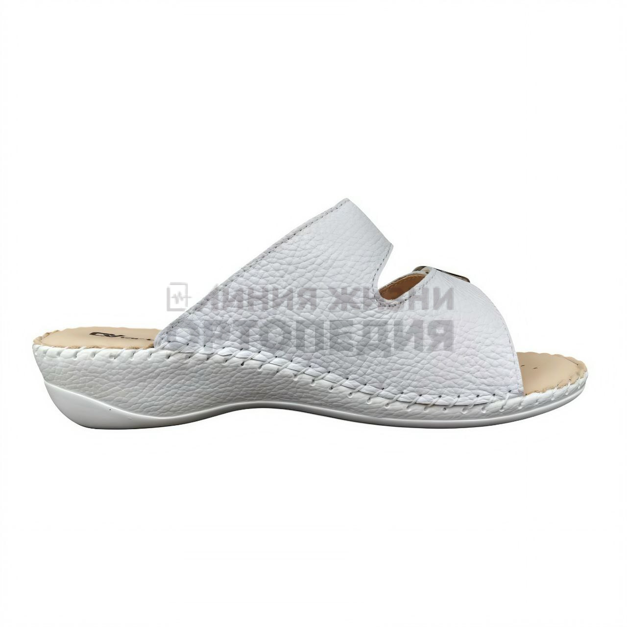 [821]Шлепанцы женские, цвет белый (ORTHOVITA COMFORT SHOES)