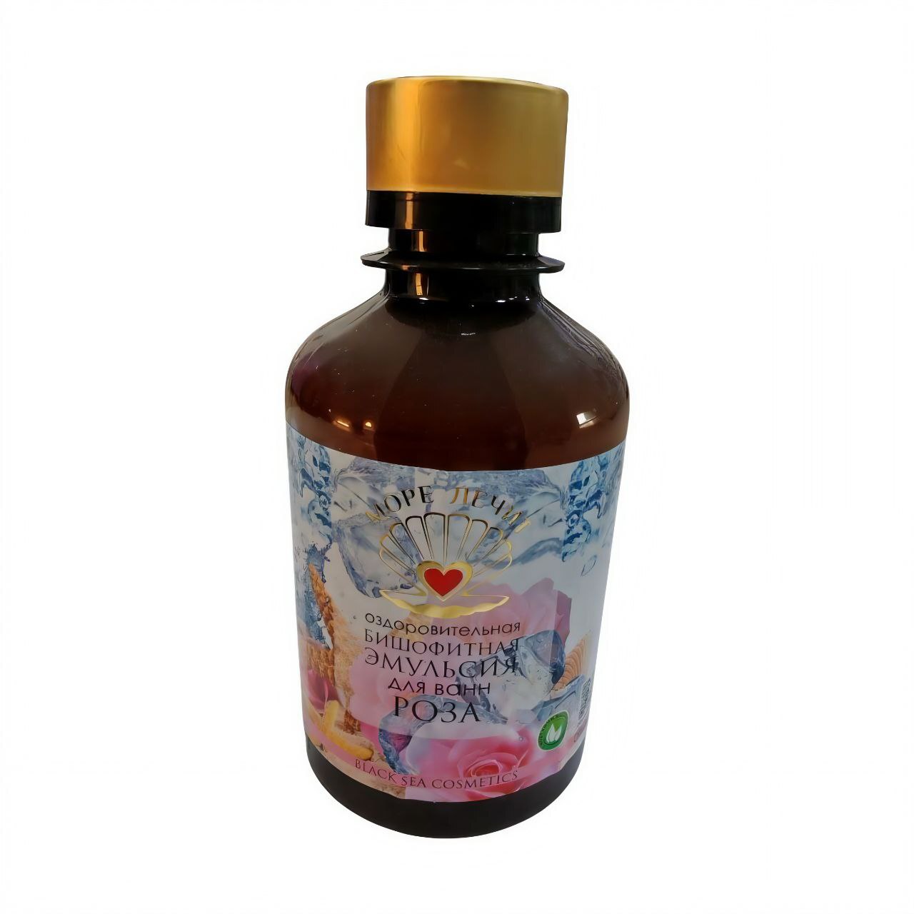 Бишофитная эмульсия "Море лечит" для ванн "Роза" 200мл.