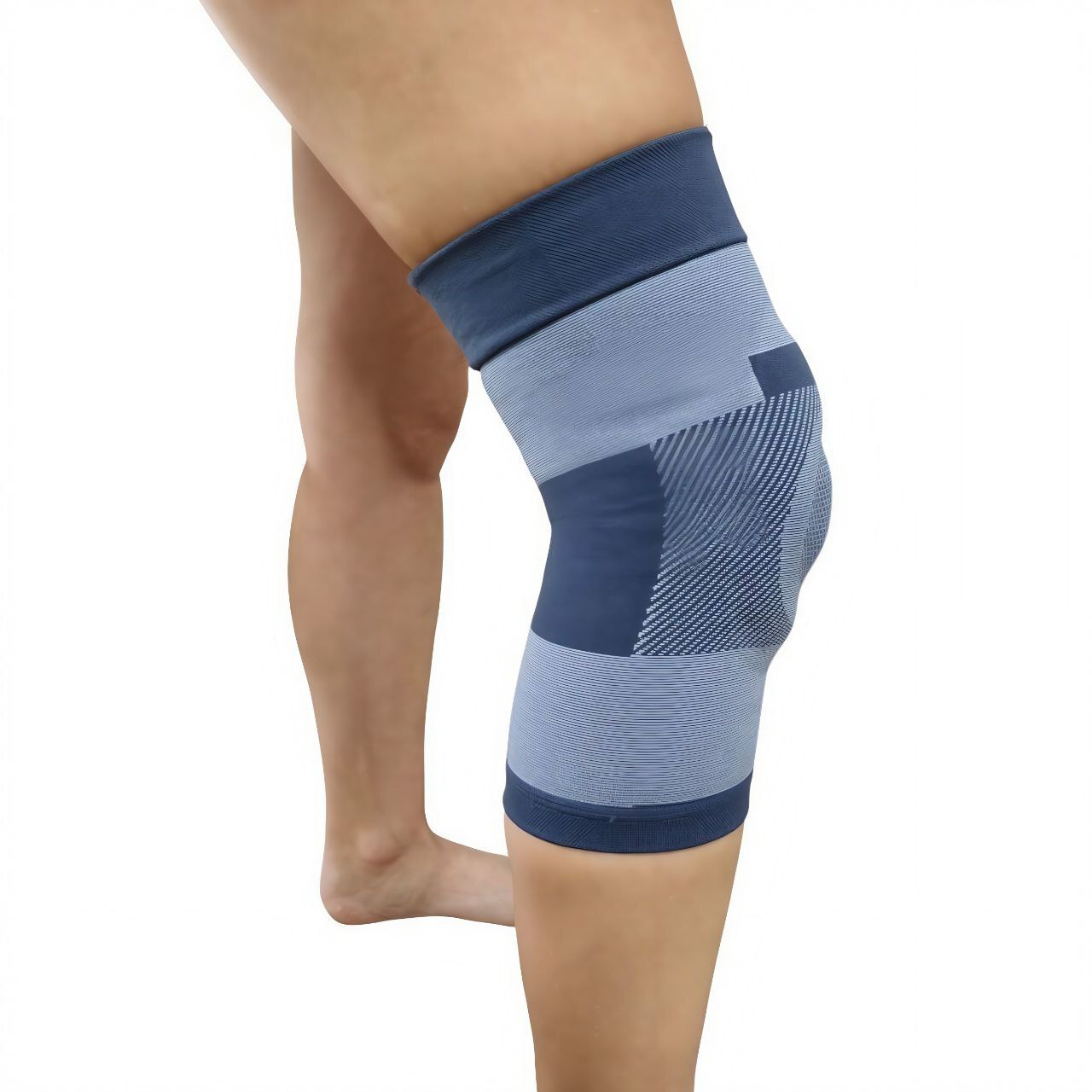 Бандаж компрессионный на коленный сустав 3D вязка