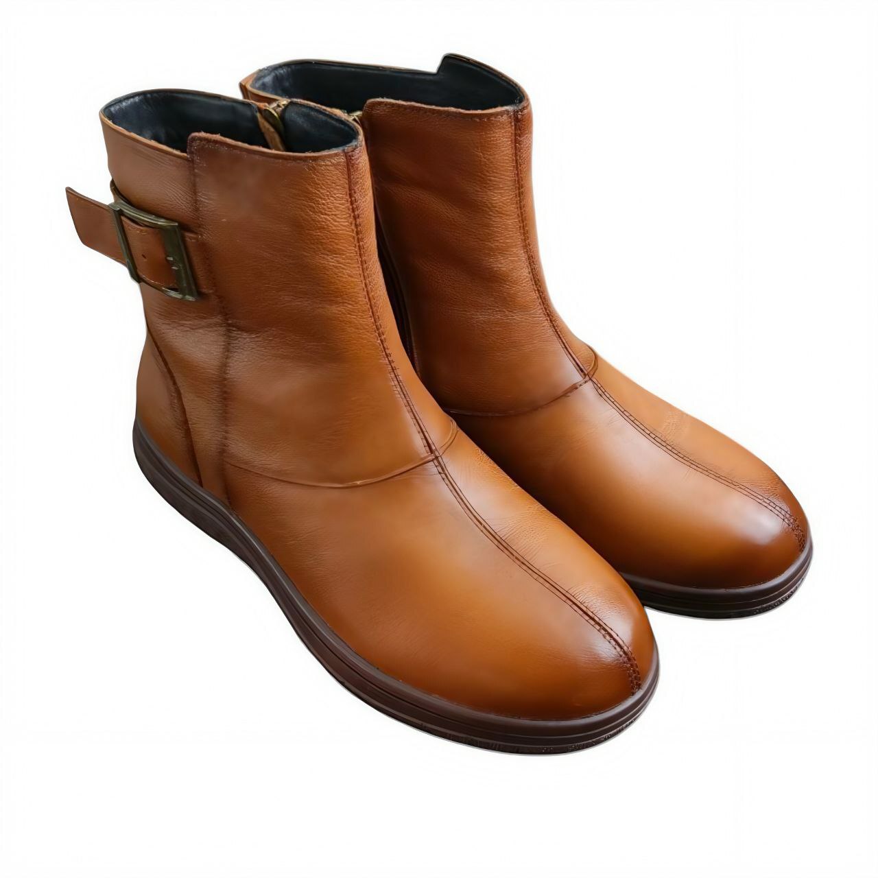 [EVL-YZ050C] Ботинки женские / 36 / Коричневый / Ботинки / Женский / Демисезон / Да / Adanex