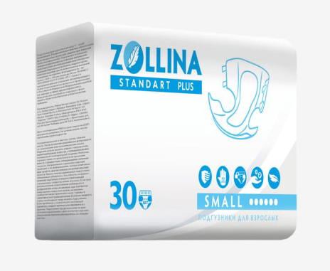 Подгузники для взрослых Zollina Standart Plus размер S