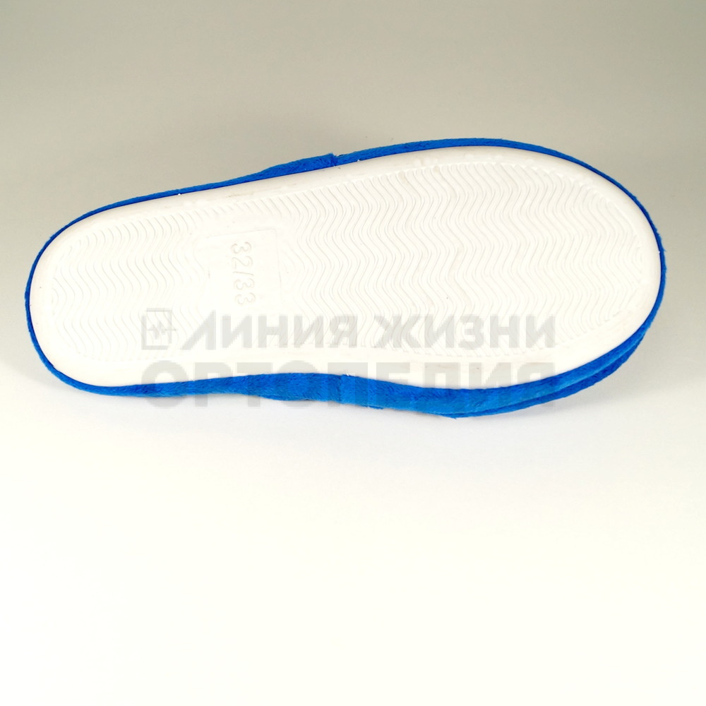 SC70390, Туфли домашние дошкольные синие, 30-31