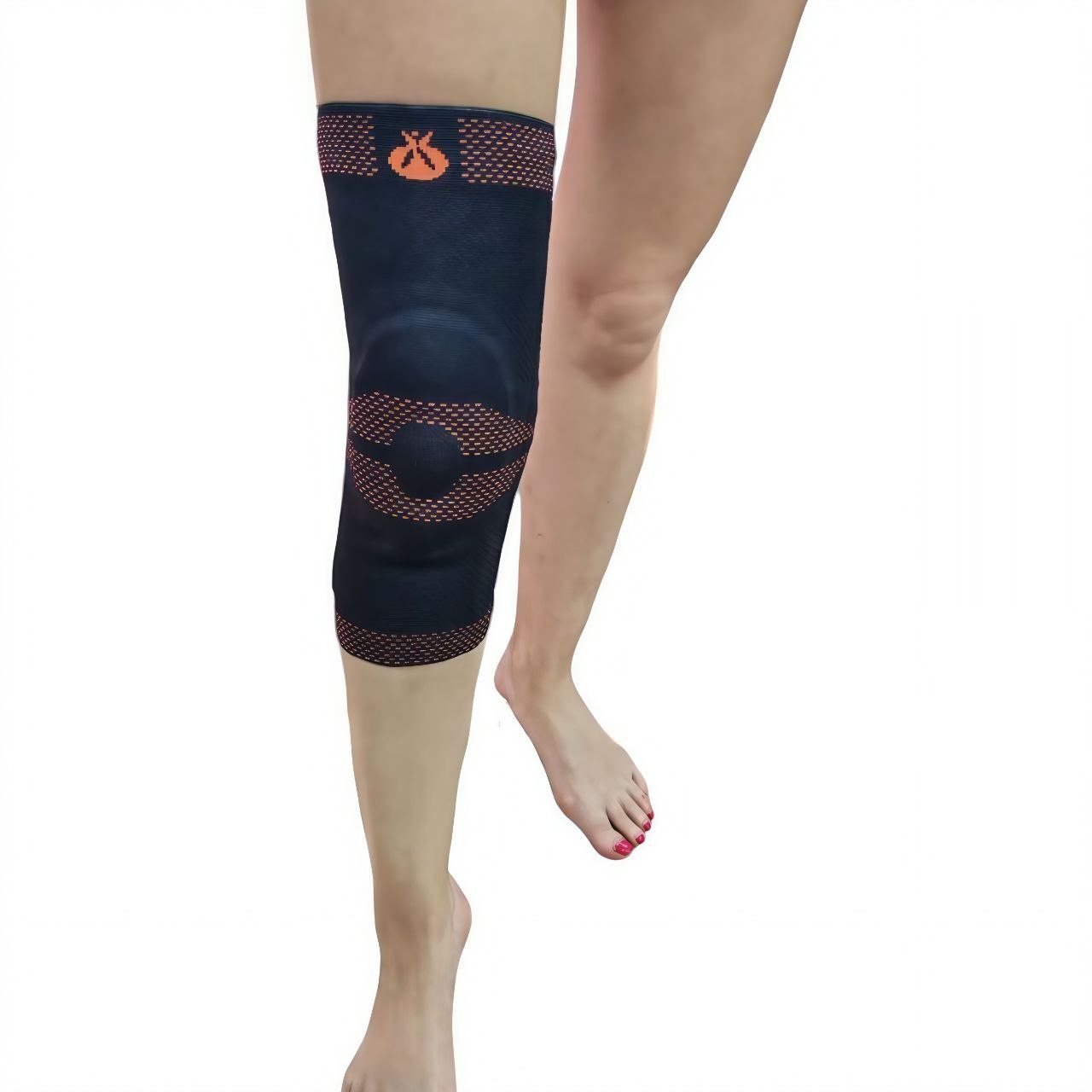 [9104] Бандаж коленный с пружинными ребрами жесткости