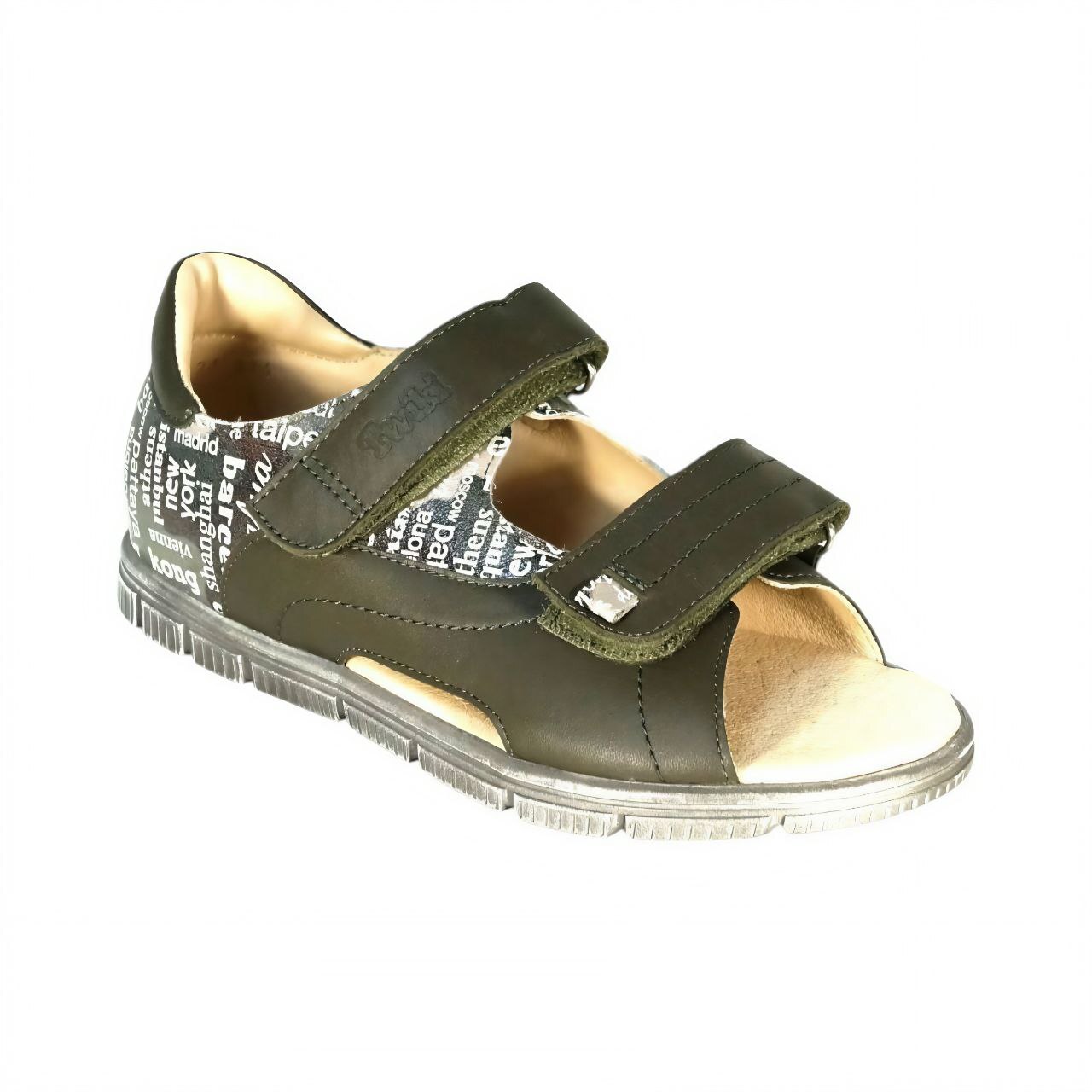 [TW-137]Туфли ортопедические малосложные / 31 / хаки / Туфли / Мальчик / Лето / да / TWICI