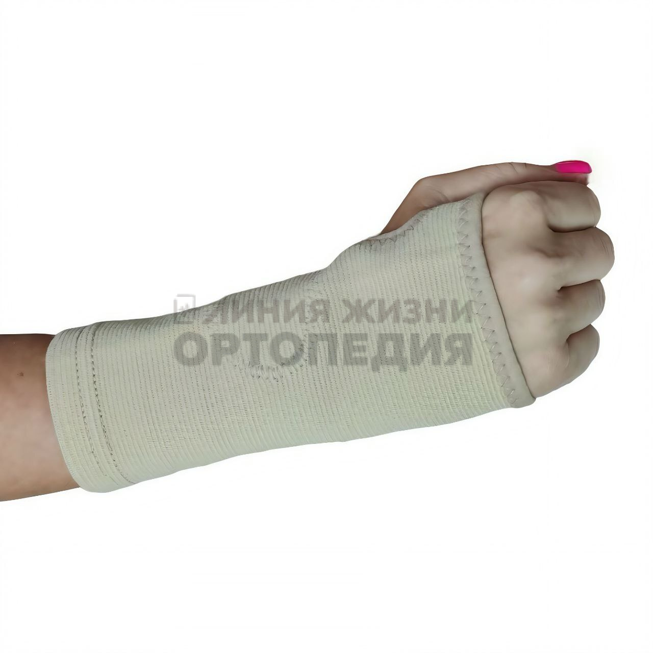 [TN-260] Эластичный бандаж лучезапястный с защитной подушечкой