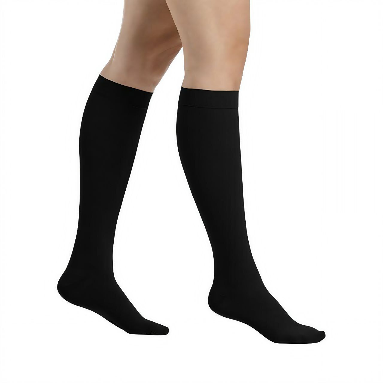 [TFS1] Компрессионные гольфы SIGVARIS Top Fine Select 1 класс компрессии, черный / Закрытый / Гольфы / Sigvaris / 1 класс / М/Д