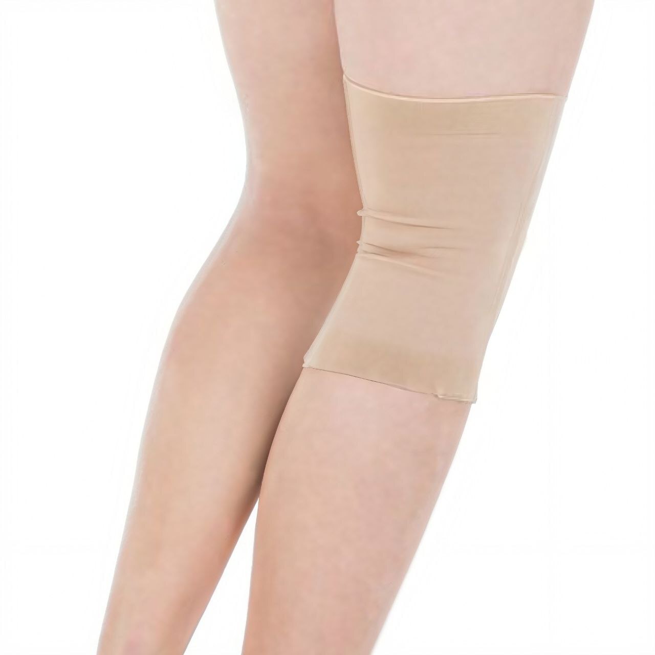 [DO209] Бандаж эластичный для фиксации коленного сустава бежевый