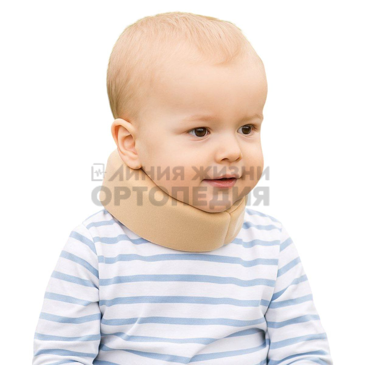 [ТВ-001] Бандаж для фиксации шейного отдела позвоночника для детей груднич. возраста высота 5см