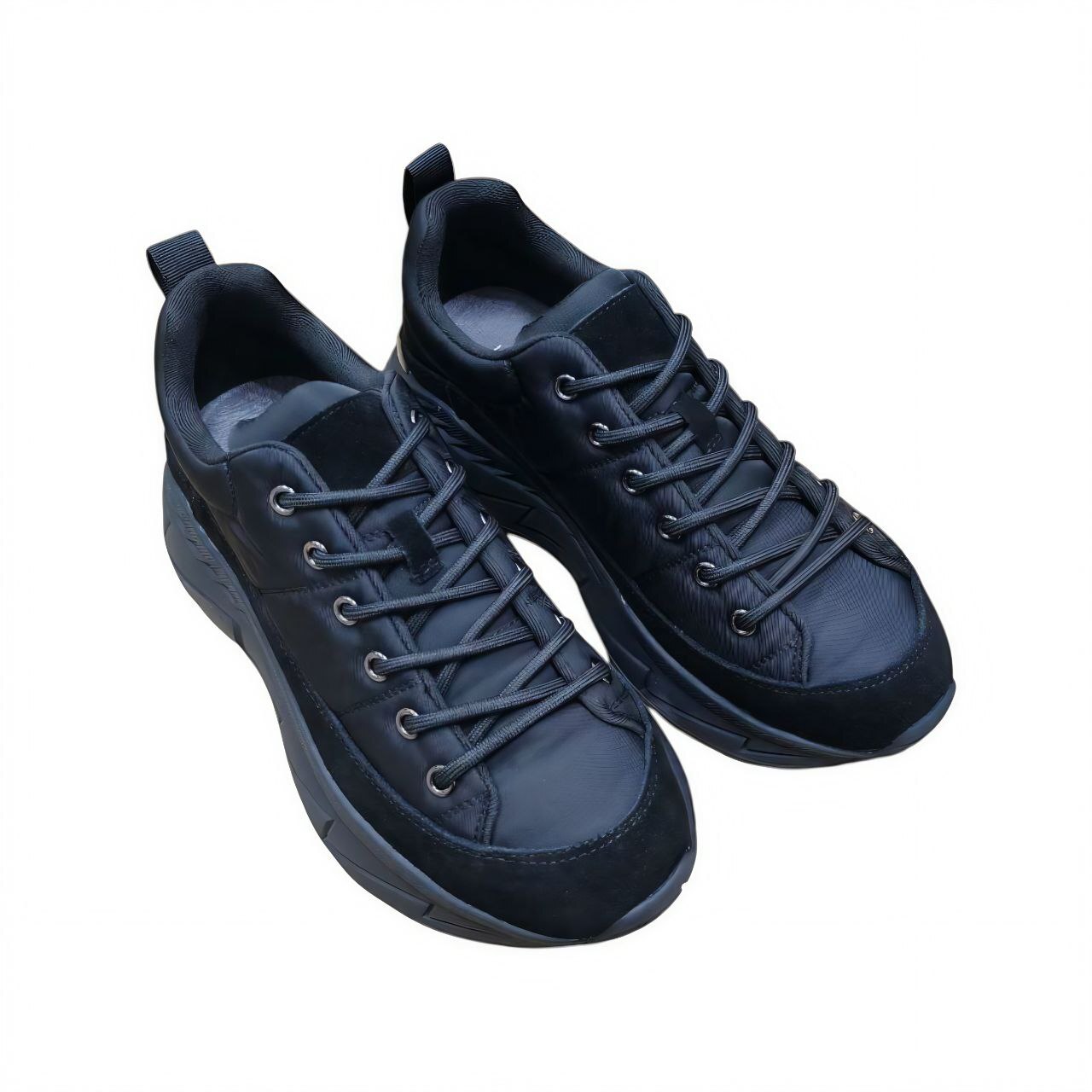 [A40-Z080-1],Полуботинки кроссовые женские, цвет черный (LIFEXPERT)