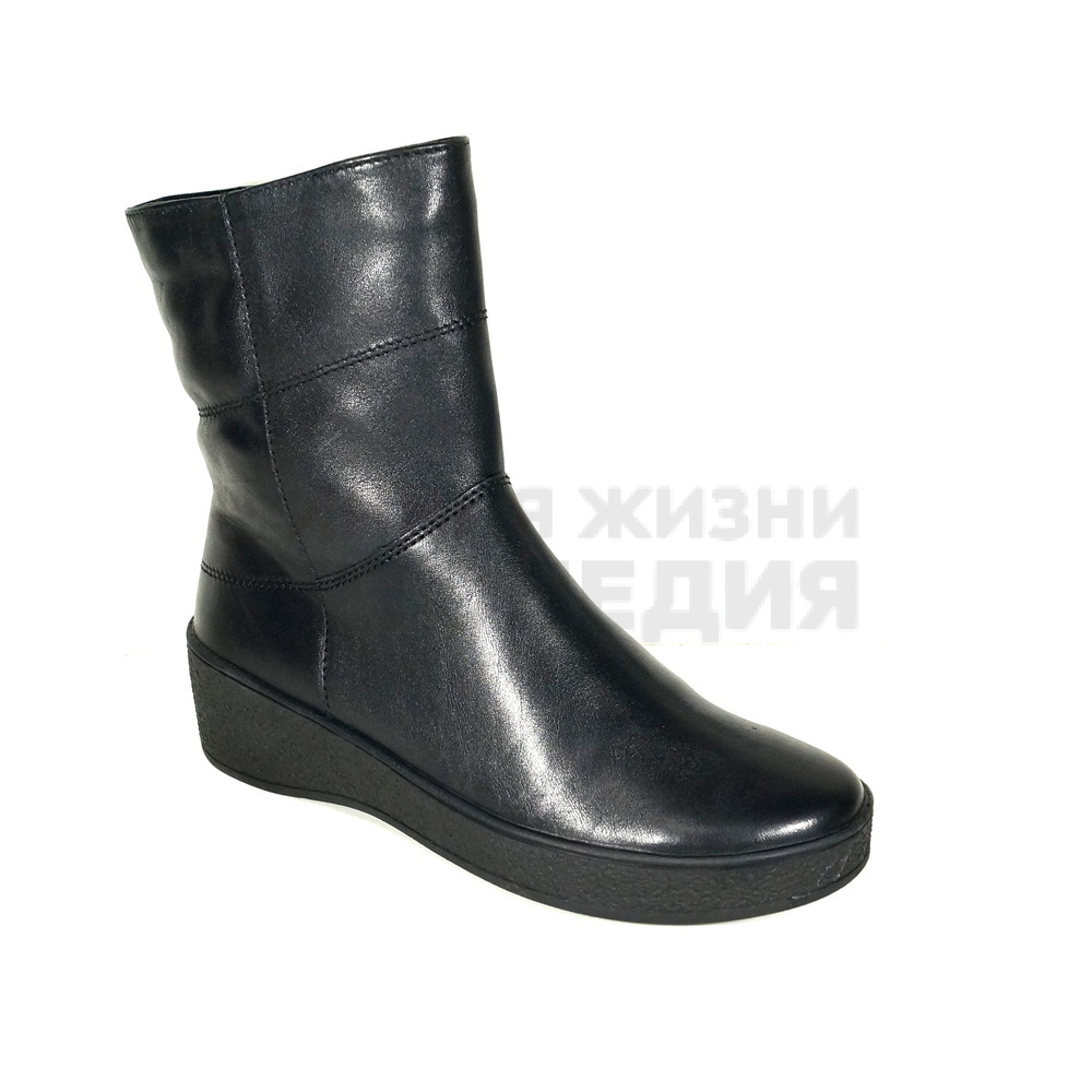 811079 ,Женские полусапоги зимние  черный,40