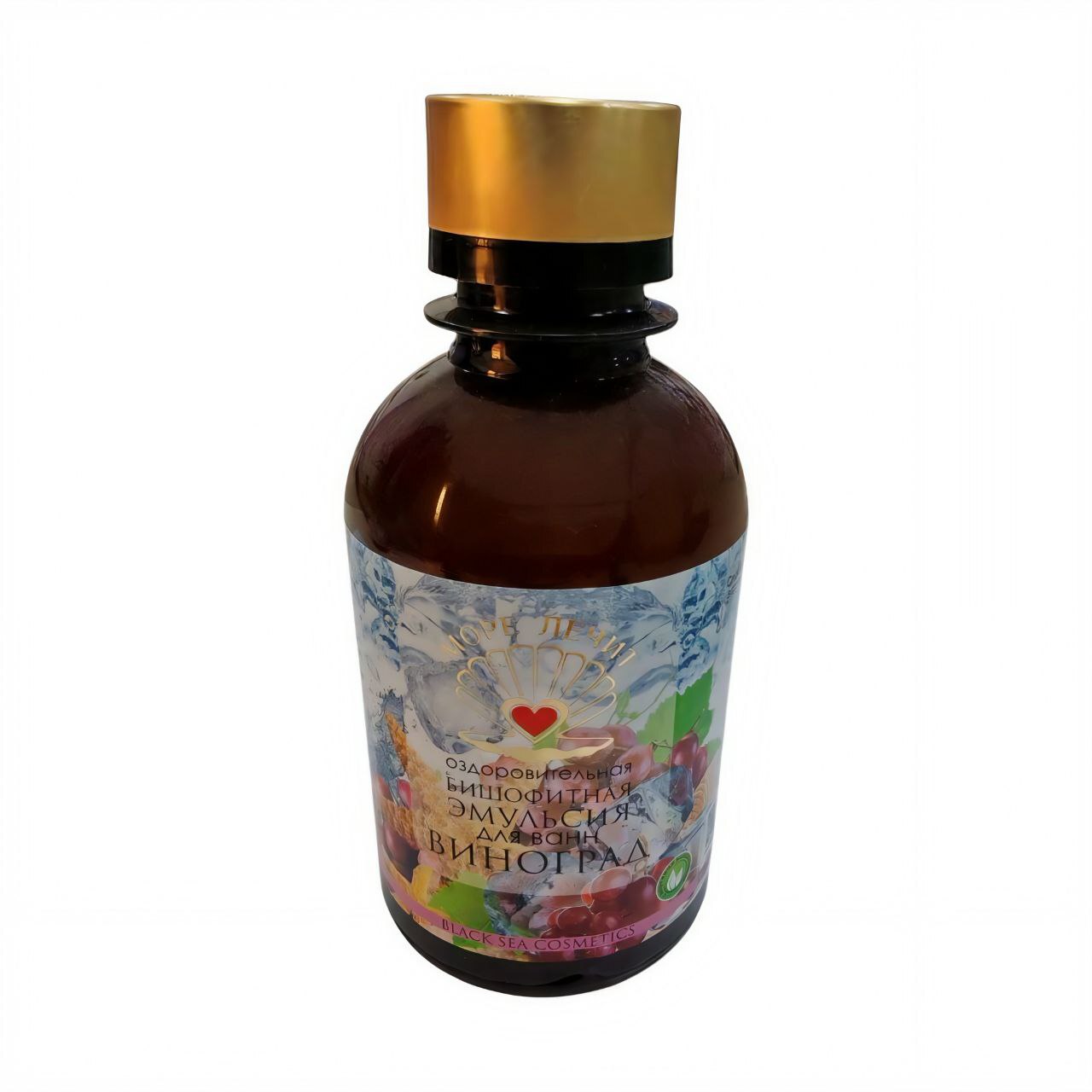 Бишофитная эмульсия "Море лечит" для ванн "Виноград" 200мл.