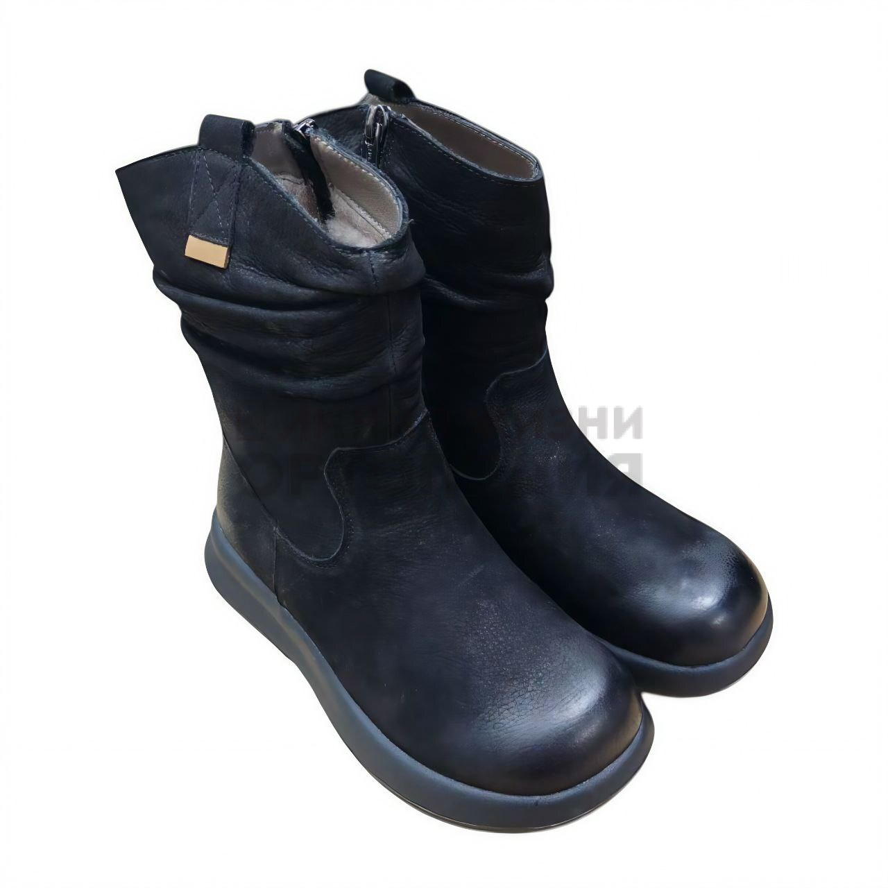 [Z53-ZM196-2] Полусапоги женские,цвет черный (LIFEXPERT)