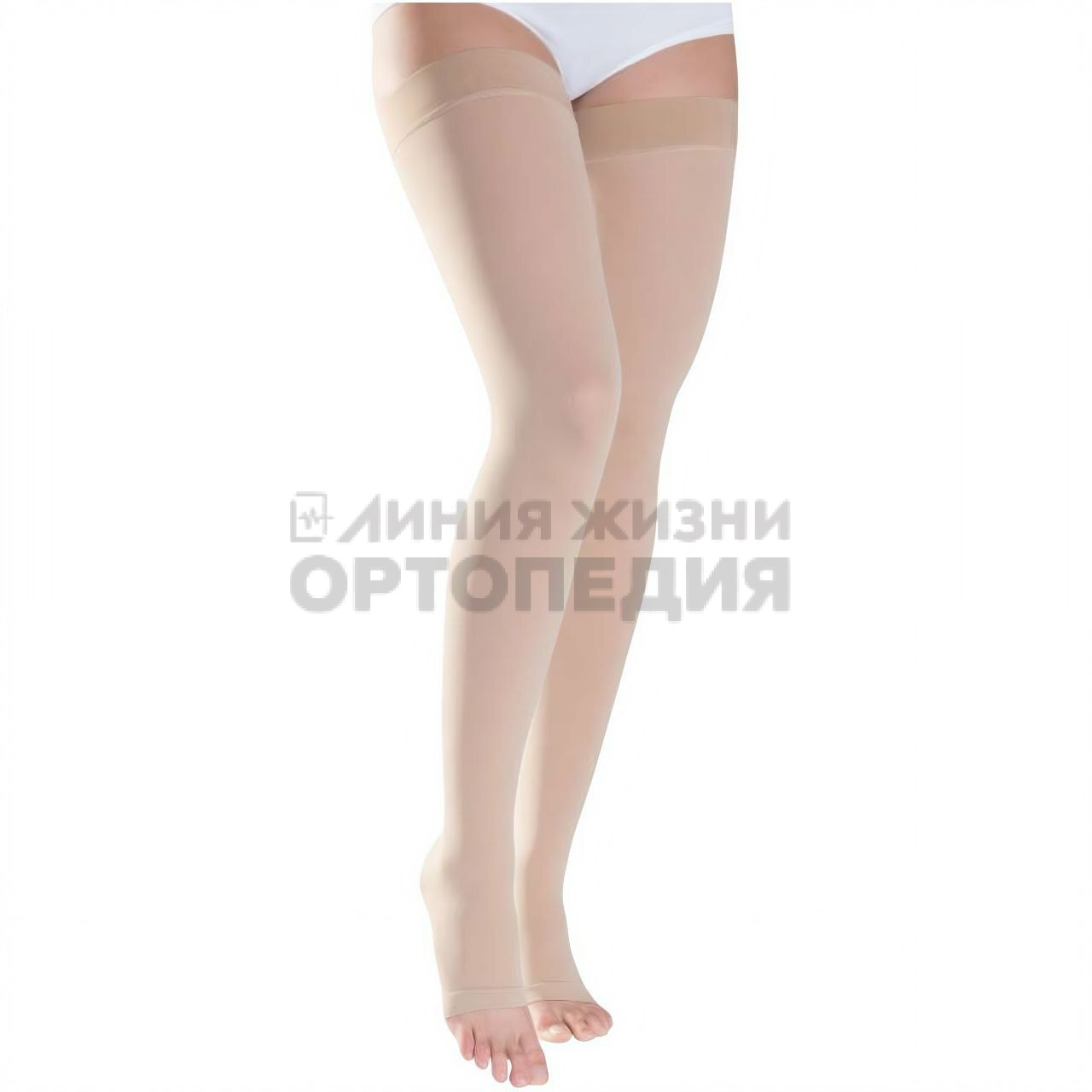 [TFS1] Чулки до паха Топ Файн Селект 25o/м